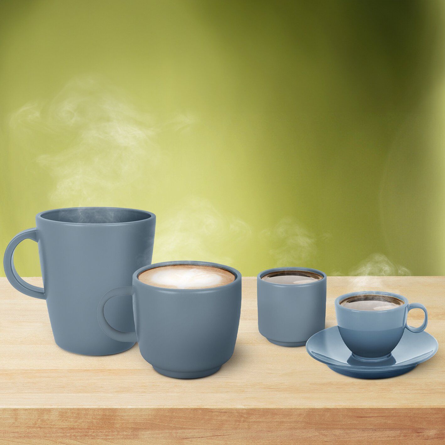 Brunner Kubek Cappuccino, niebieski