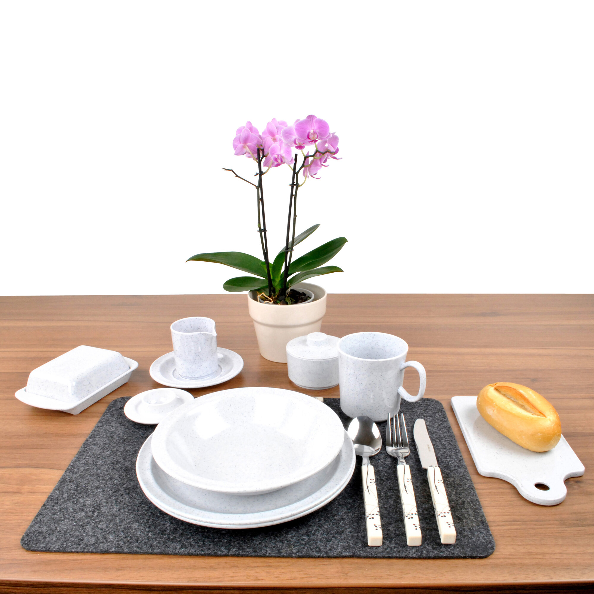 Waca Seria zastawy stołowej Granit uni, talerz do steków/pizzy