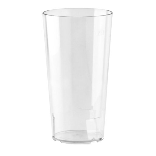 Waca Okulary kempingowe Premium PC/SAN – doskonale przezroczyste, szkło do picia, 500 ml