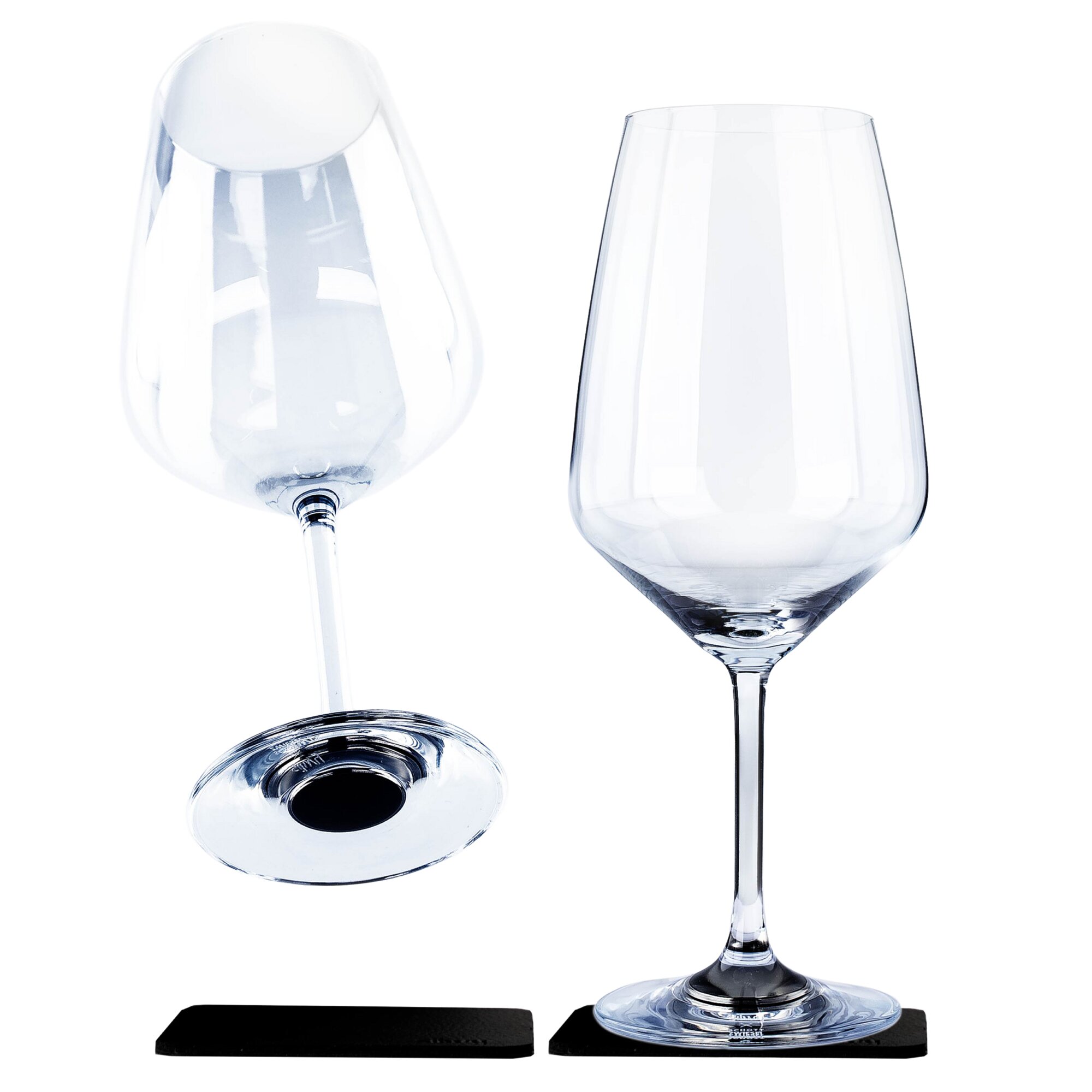 silwy Magnetyczne kieliszki kryształowe, kieliszek do wina