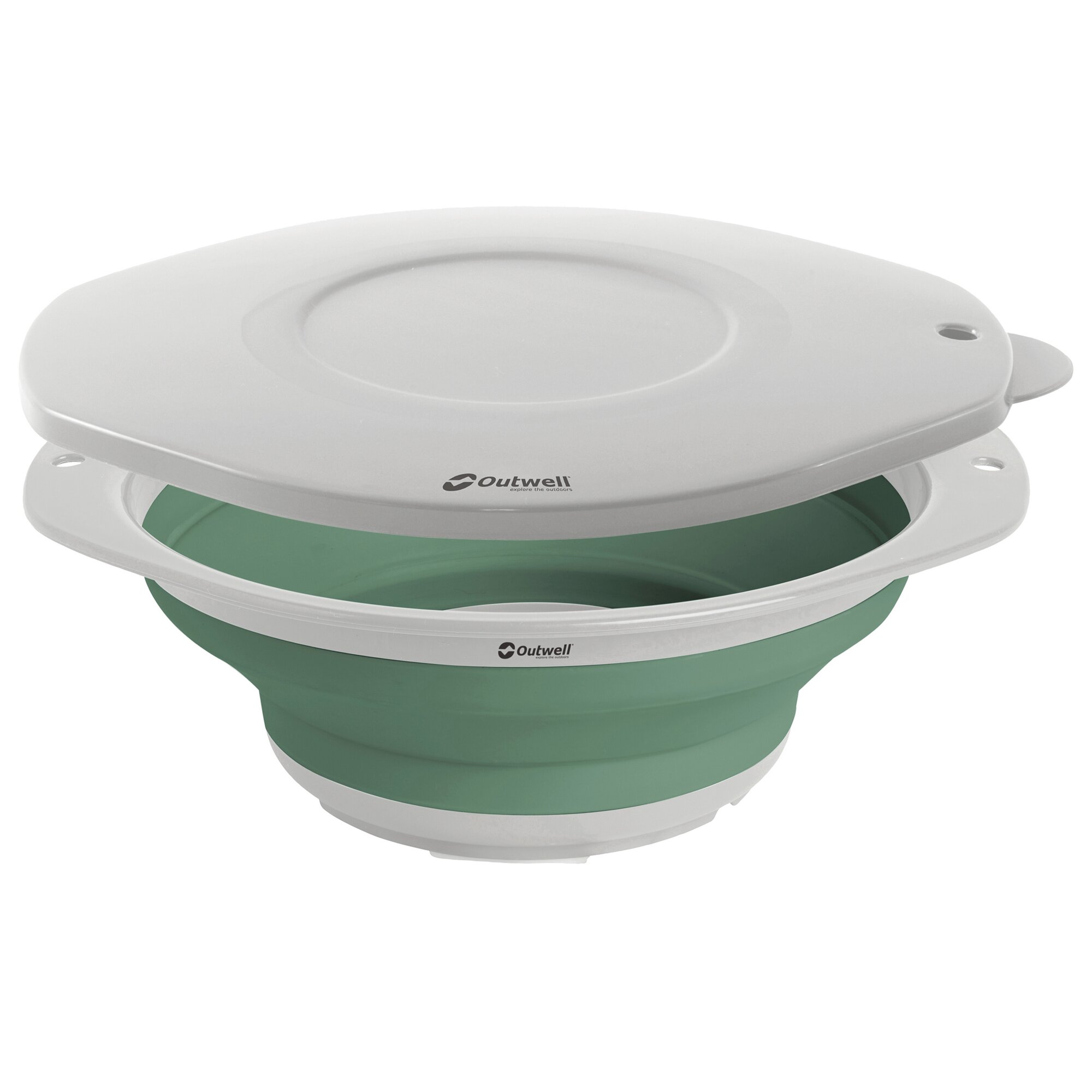 Outwell Składana miska, ciemnozielona