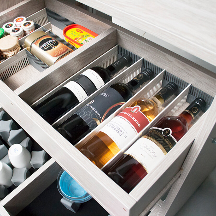 purvario Stow Bar do szuflad, jasnoszary