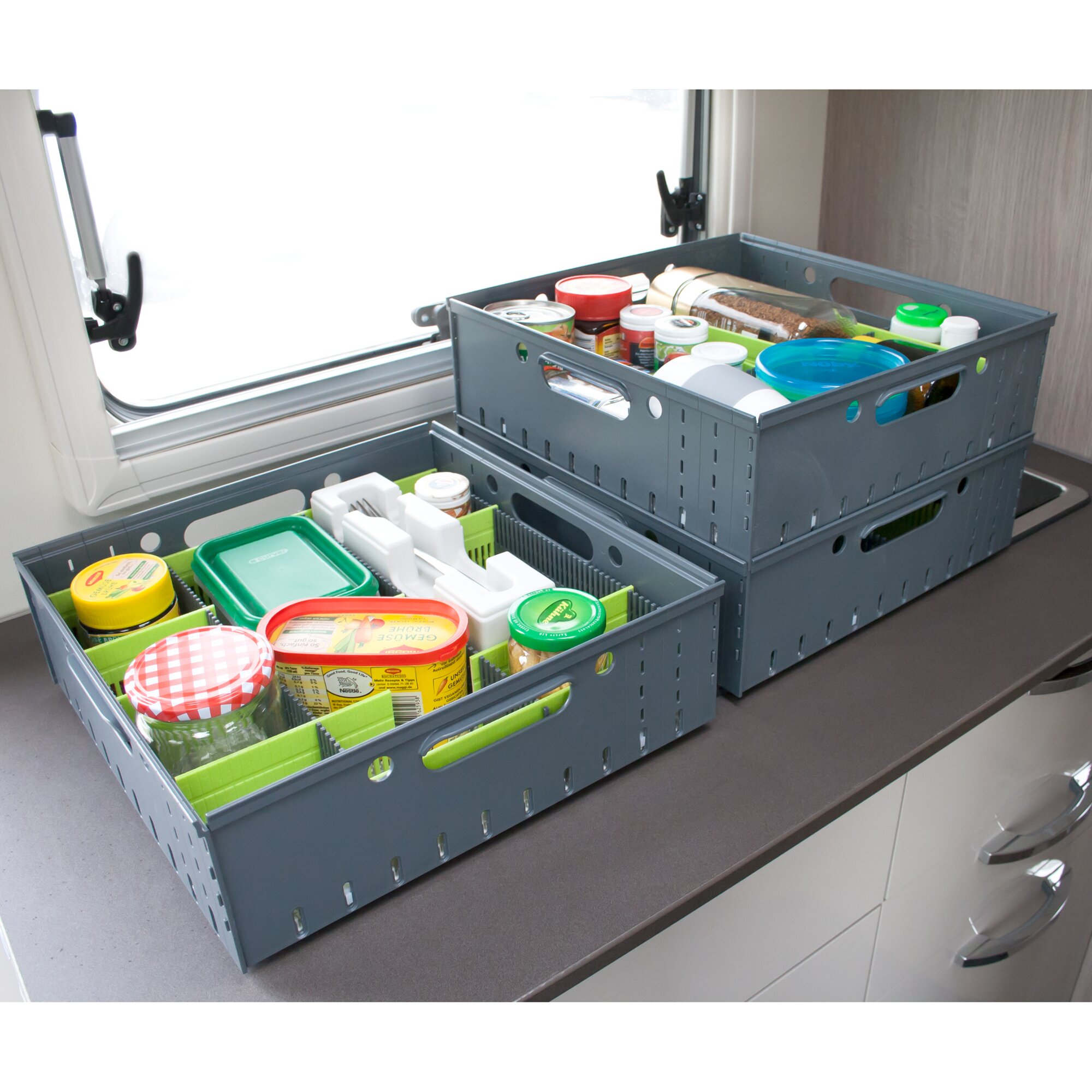 purvario Zestaw 3-częściowy wieży magazynowej