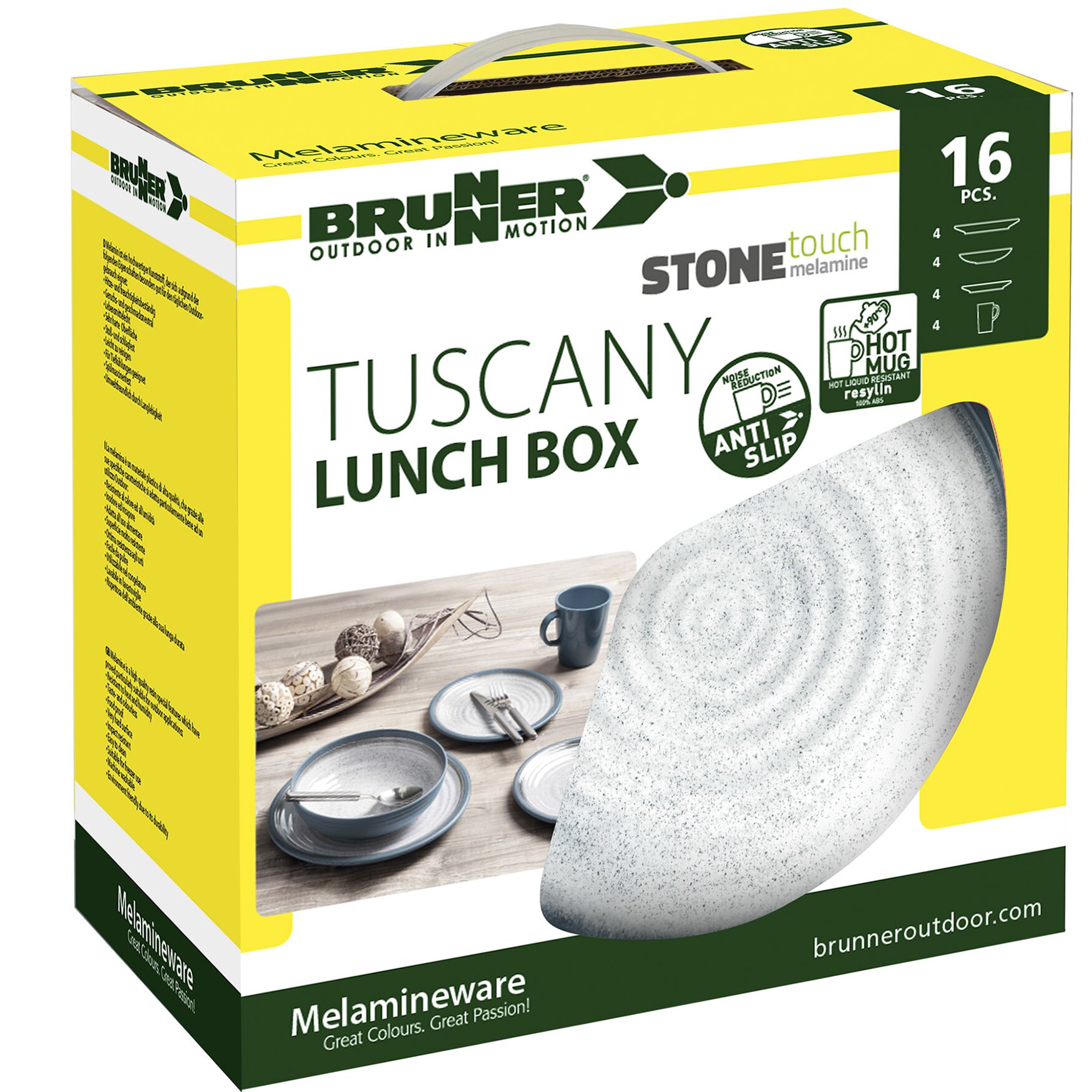 Brunner Seria zastawy stołowej Toskania, Zestaw zastawy stołowej 16 sztuk