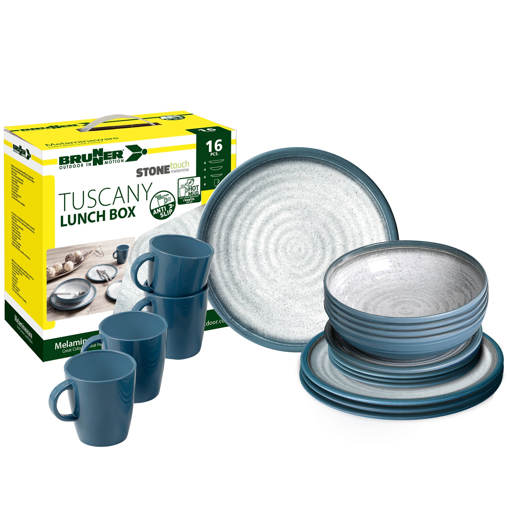 Brunner Seria zastawy stołowej Toskania, Zestaw zastawy stołowej 16 sztuk