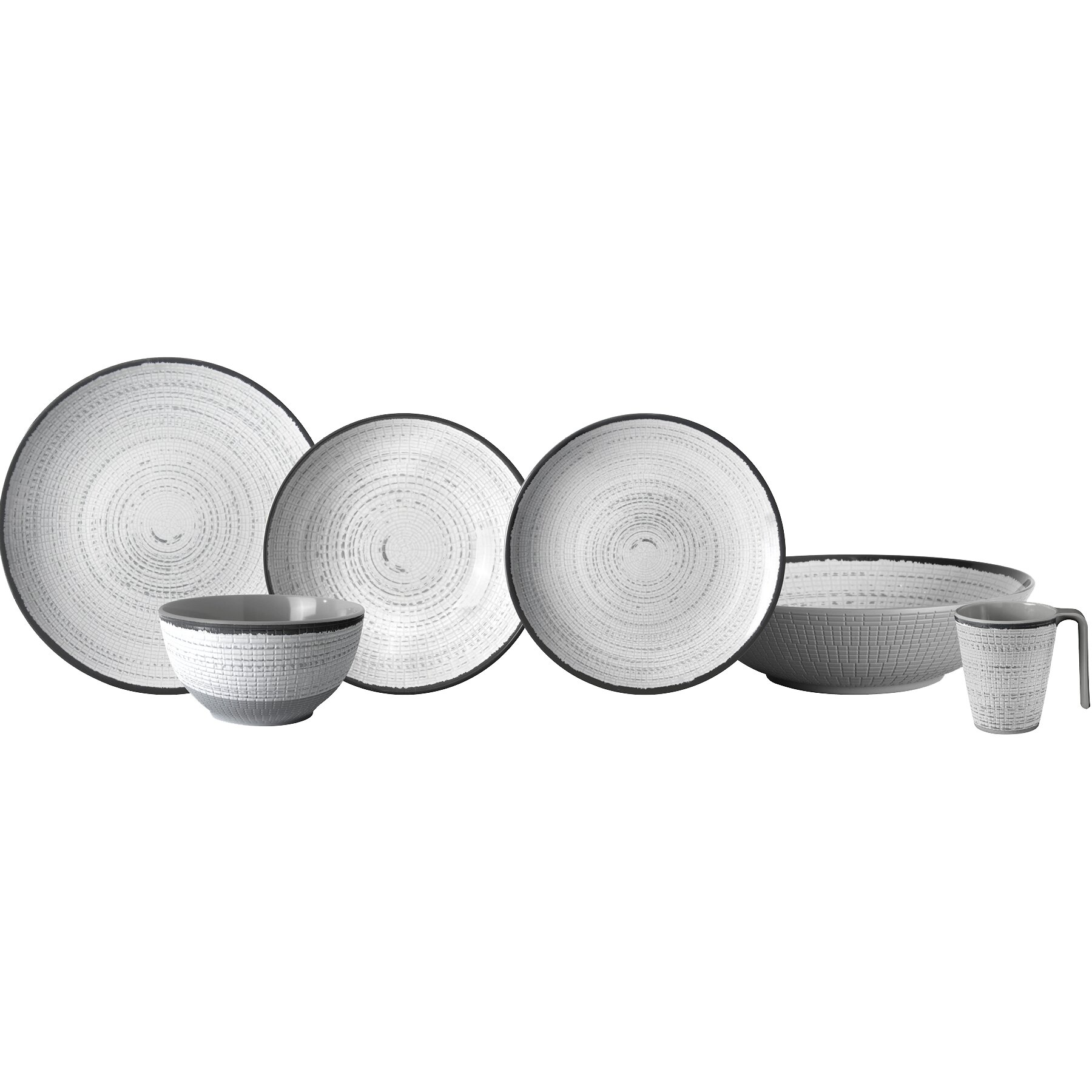 Brunner Seria zastawy stołowej Tivoli, Zestaw zastawy stołowej 16 sztuk