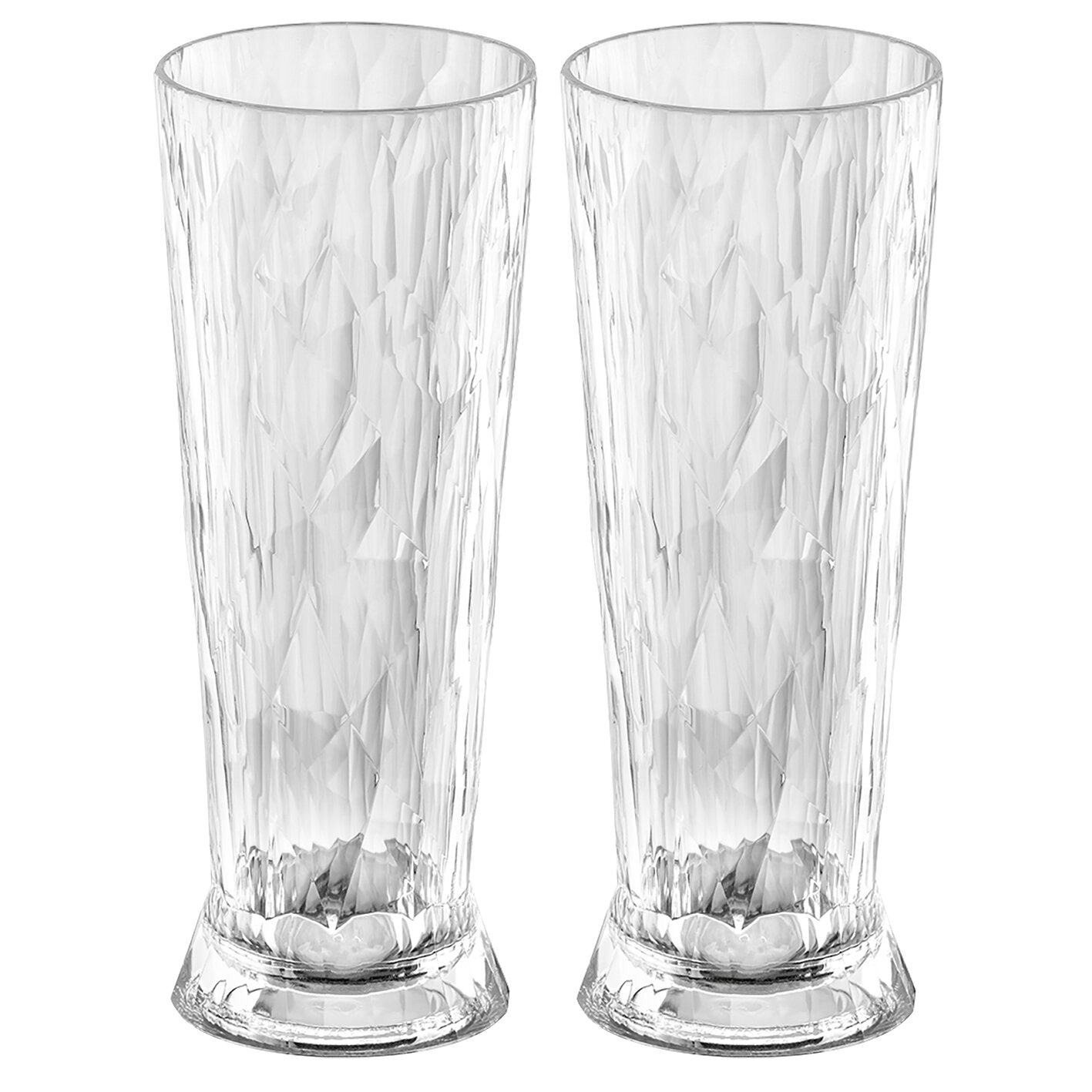 koziol Szklanki Super Glass CLUB, Szklanki do piwa pszenicznego