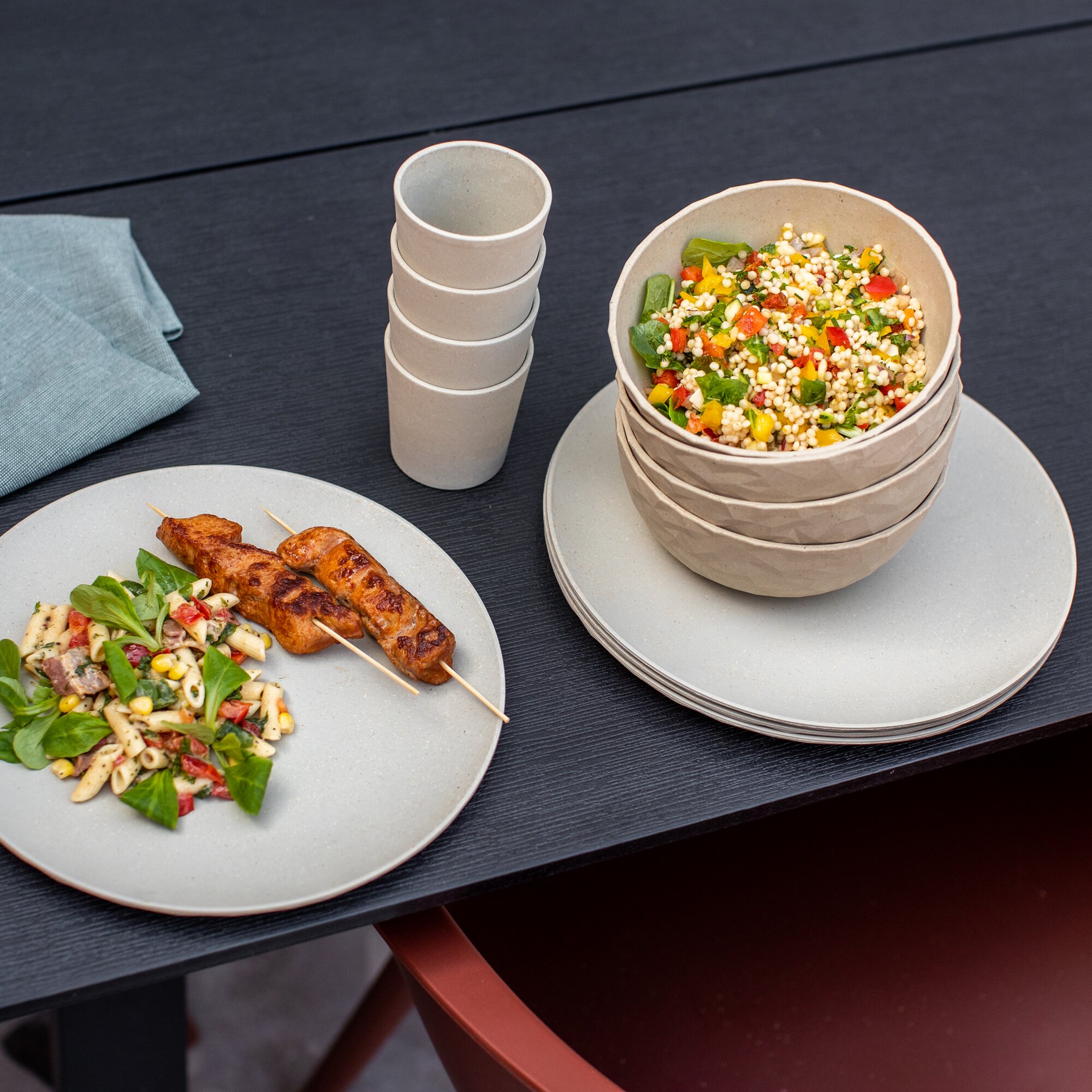 koziol Talerz obiadowy CLUB PLATE 260, piaskowy