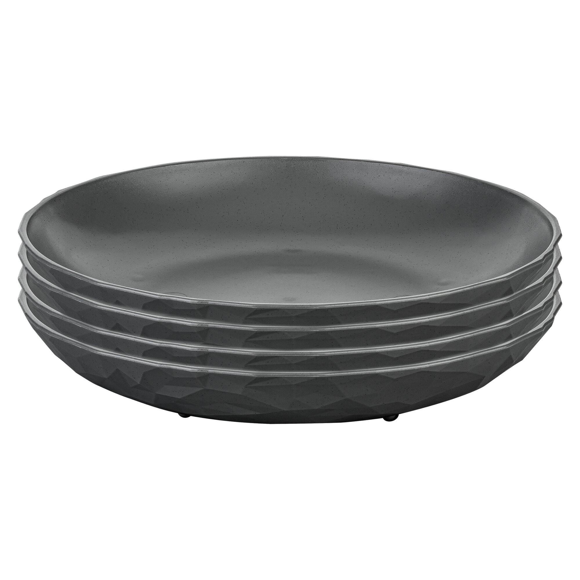 koziol Talerze do zupy CLUB PLATE 220, szare