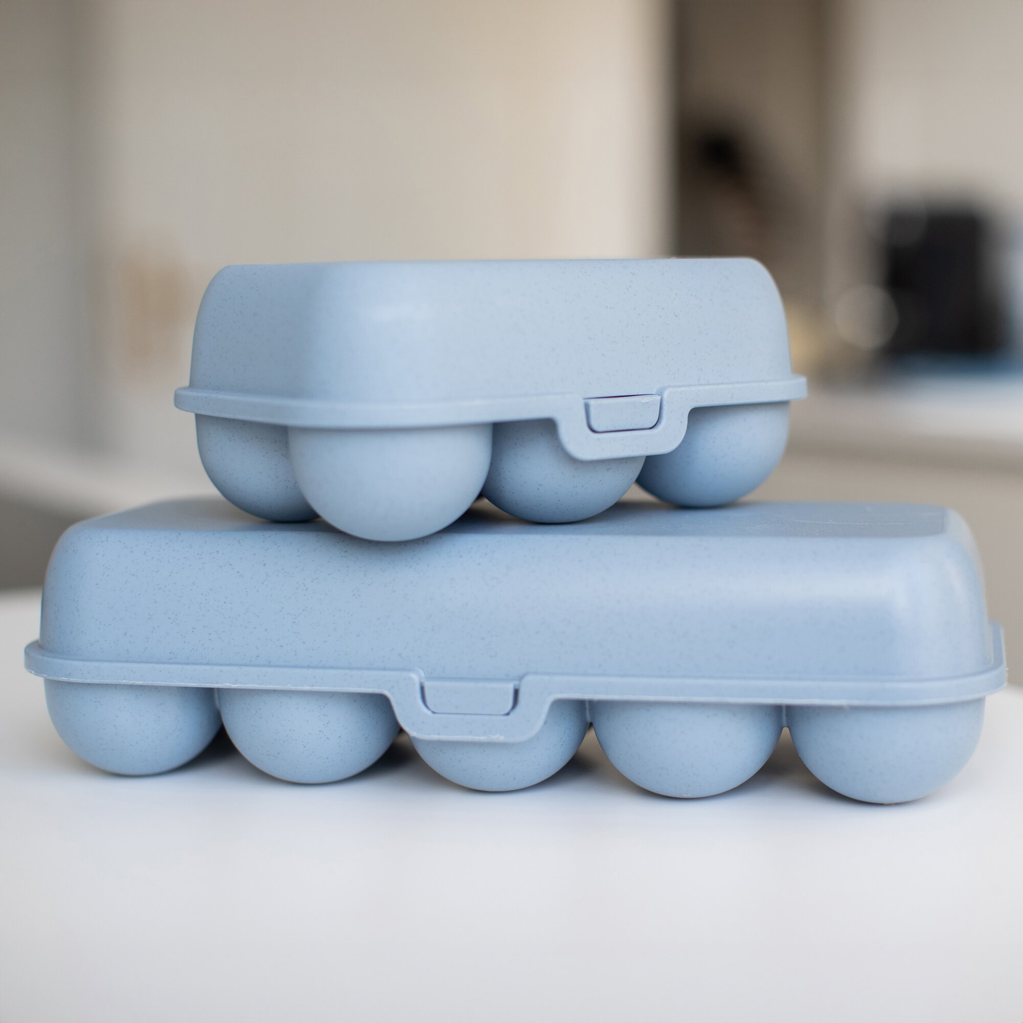 koziol Pudełko na jajka mini JAJKA TO GO, niebieskie