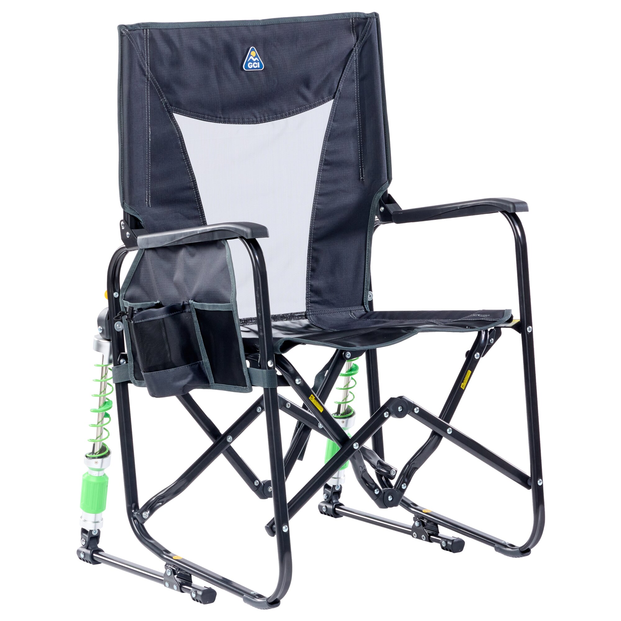 GCI Outdoor Kempingowy fotel bujany Regulowany Rocker™, antracyt