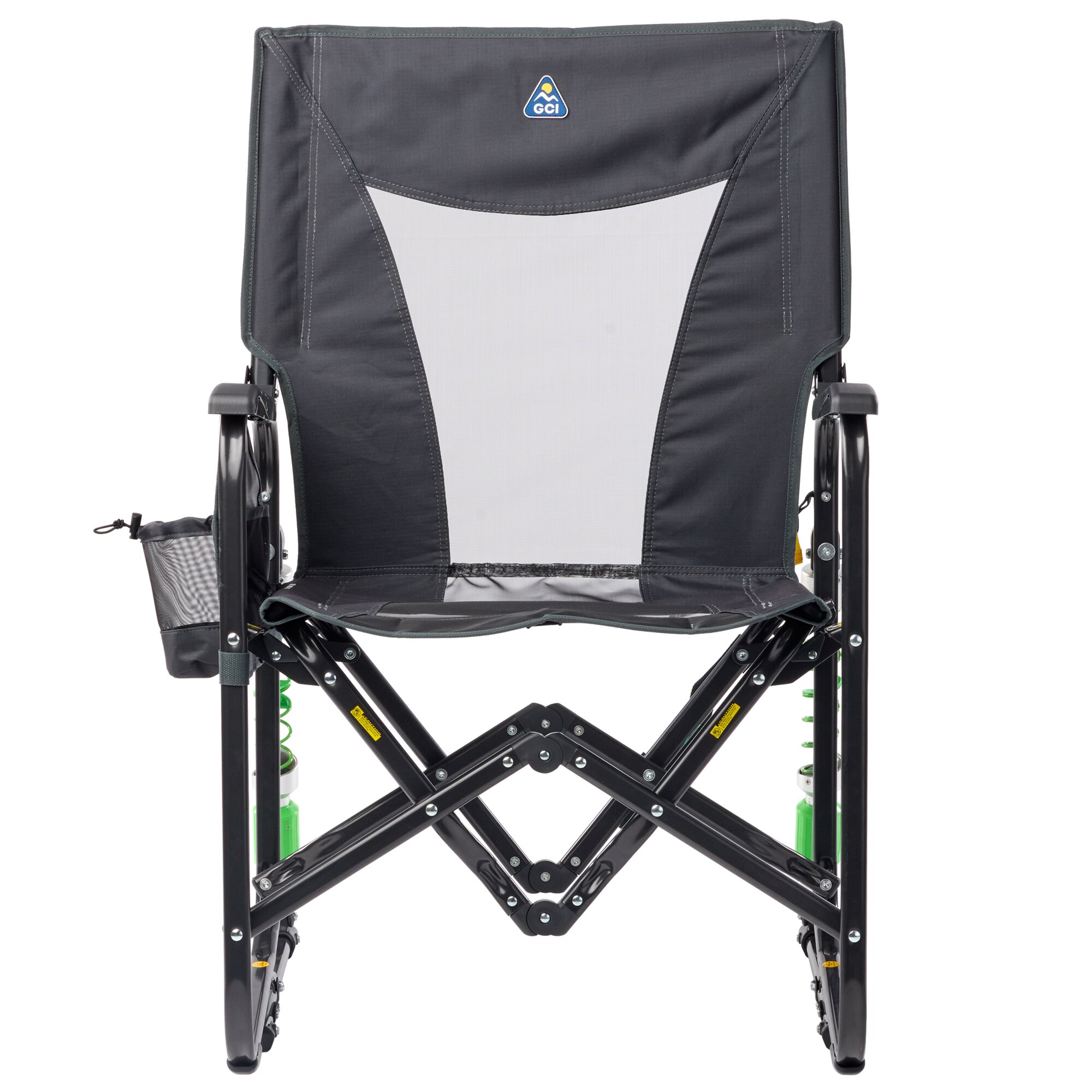 GCI Outdoor Kempingowy fotel bujany Regulowany Rocker™, antracyt