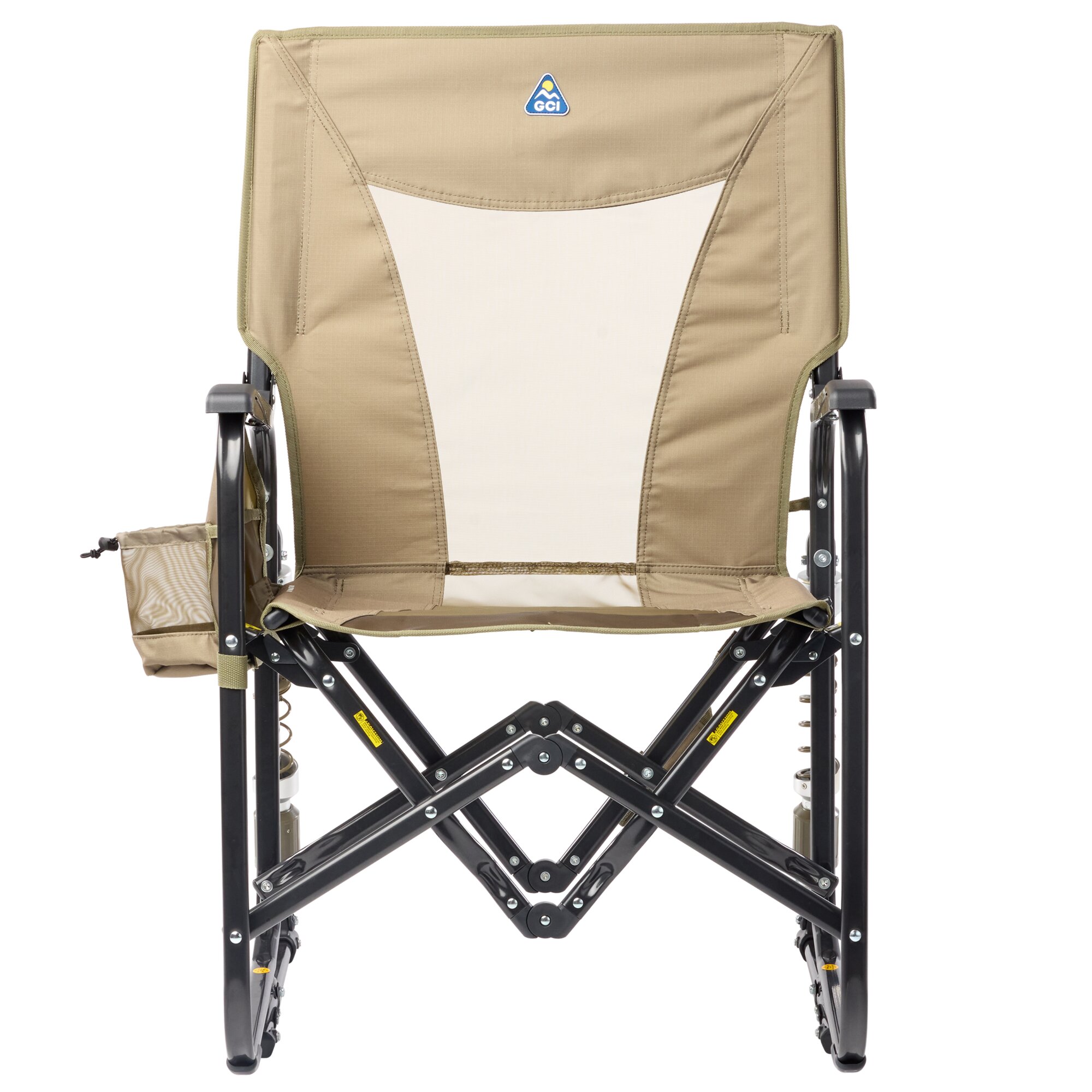 GCI Outdoor Kempingowy fotel bujany Regulowany Rocker™, beżowy
