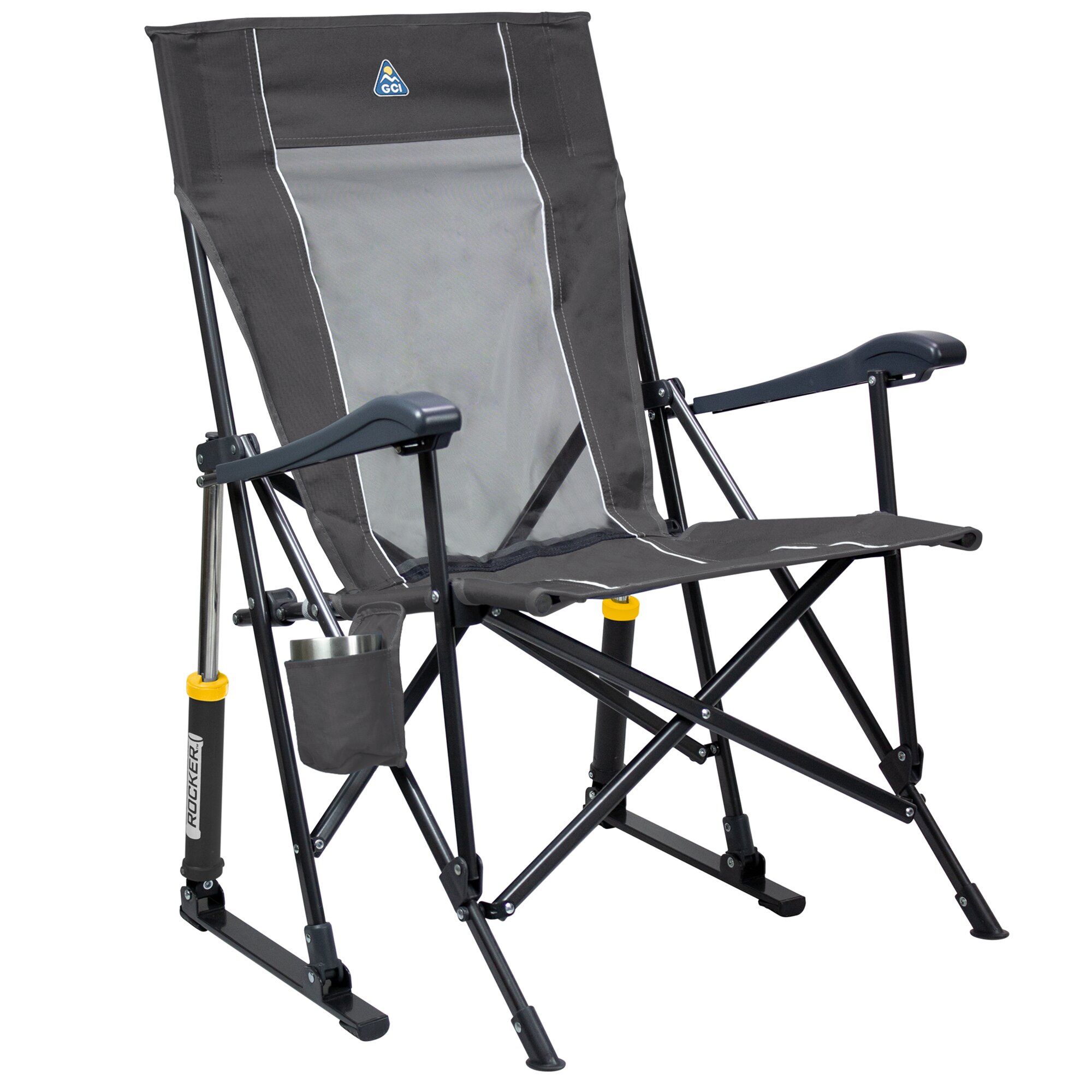 GCI Outdoor Krzesło kempingowe RoadTrip Rocker™, antracyt