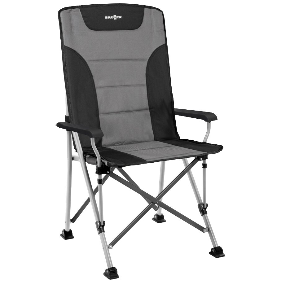 Brunner Krzesło składane Raptor Highback, szare