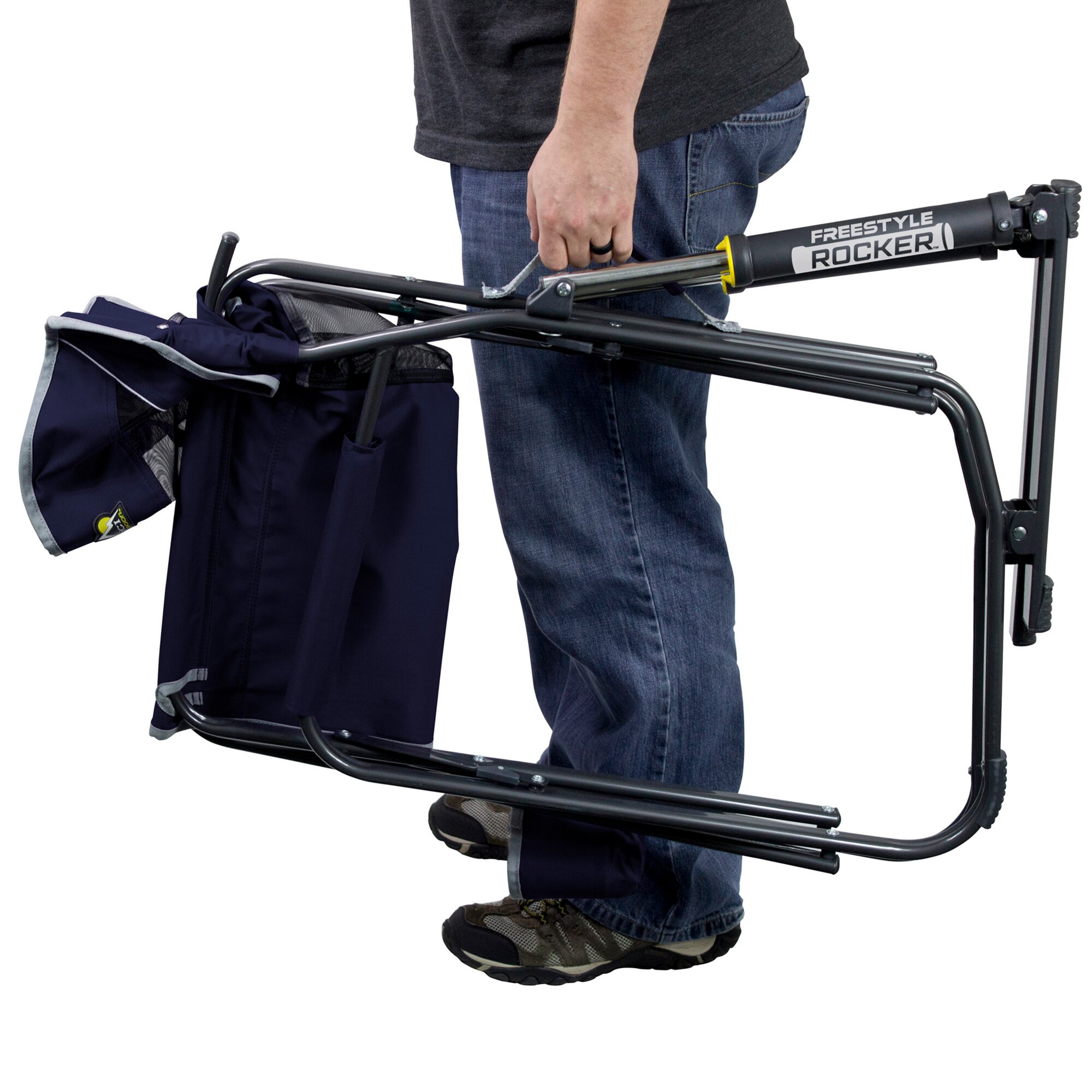 GCI Outdoor Fotel bujany Freestyle Rocker™ niebieski