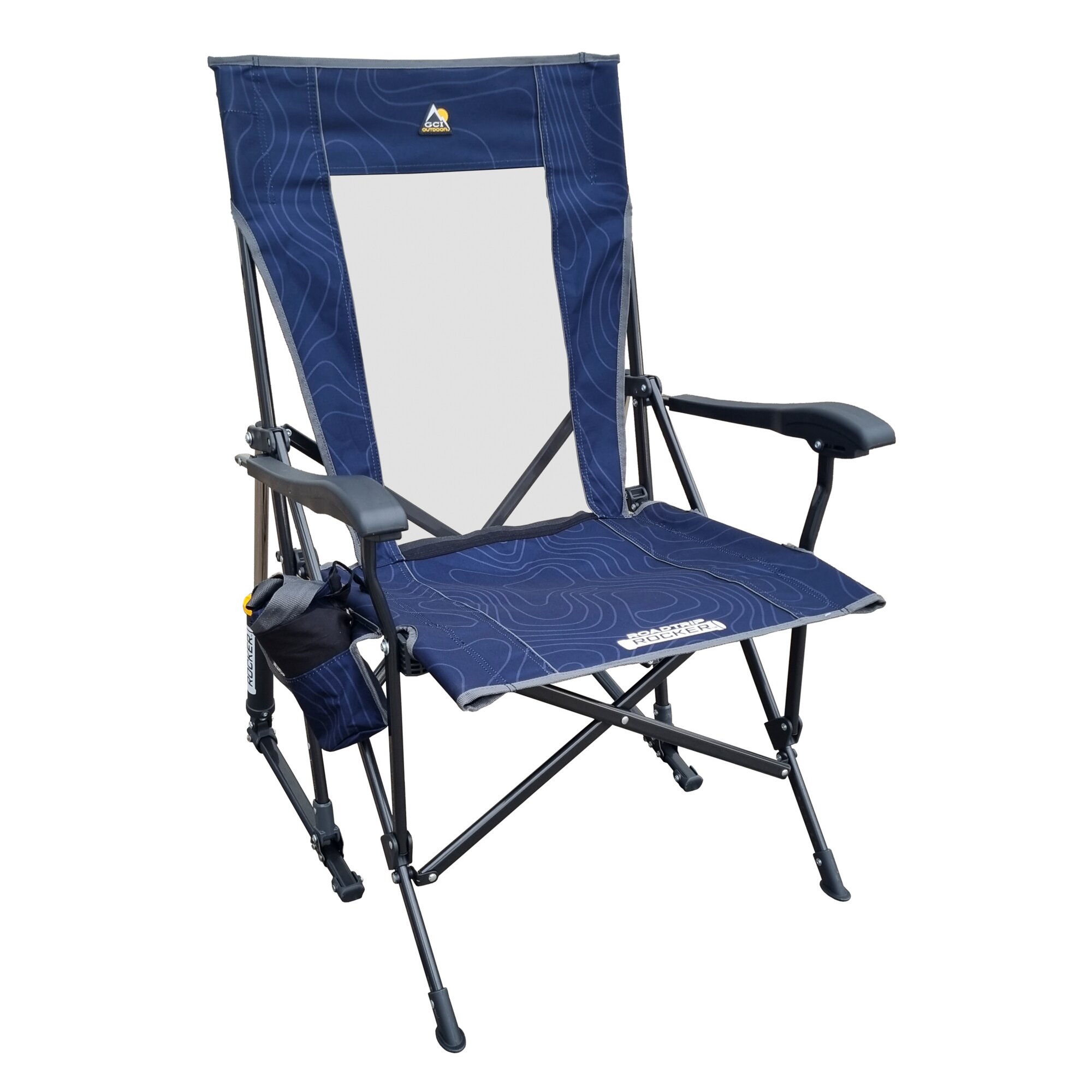 GCI Outdoor Krzesło kempingowe RoadTrip Rocker™, ciemnoniebieski
