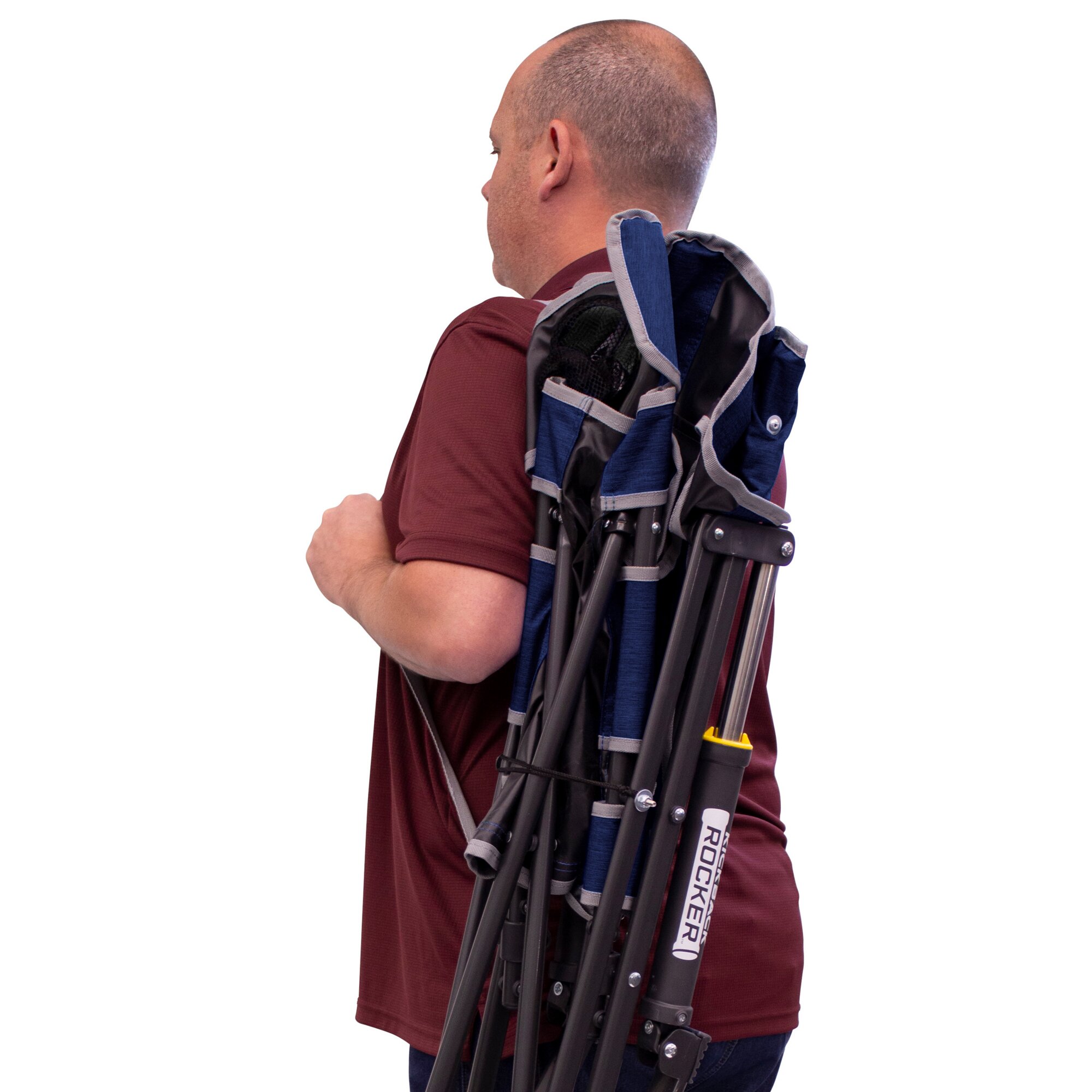 GCI Outdoor Krzesło kempingowe Kickback Rocker™, indygo