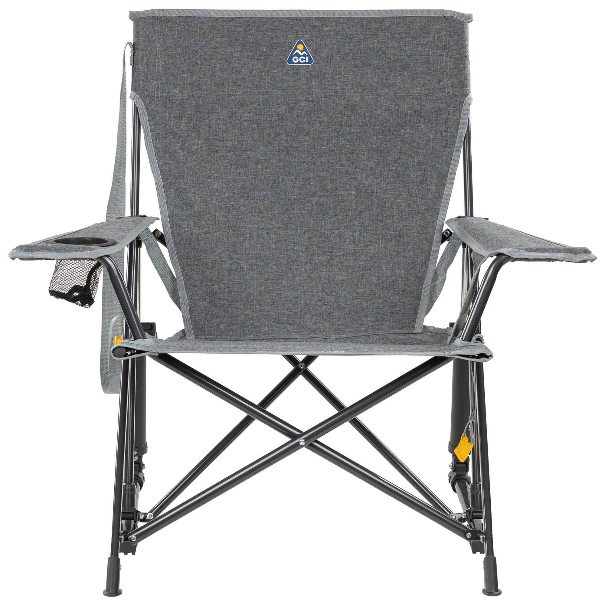 GCI Outdoor Krzesło kempingowe Kickback Rocker™, szare