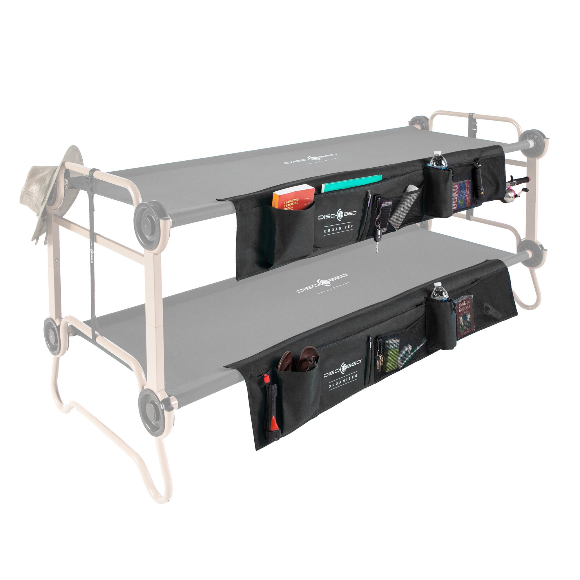 Disc-O-Bed Kieszenie boczne na łóżko polowe