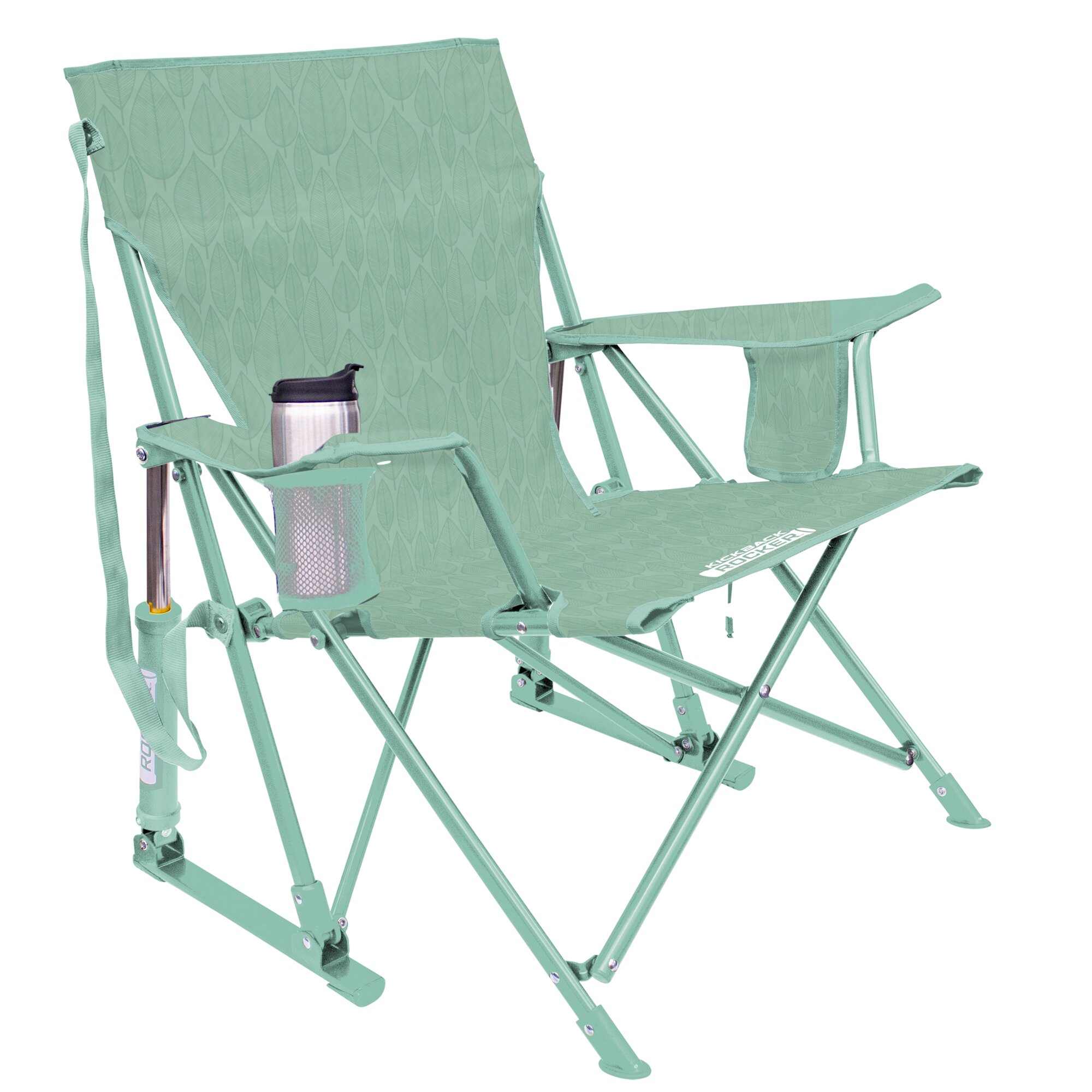GCI Outdoor Krzesło kempingowe Kickback Rocker™, jasnozielone