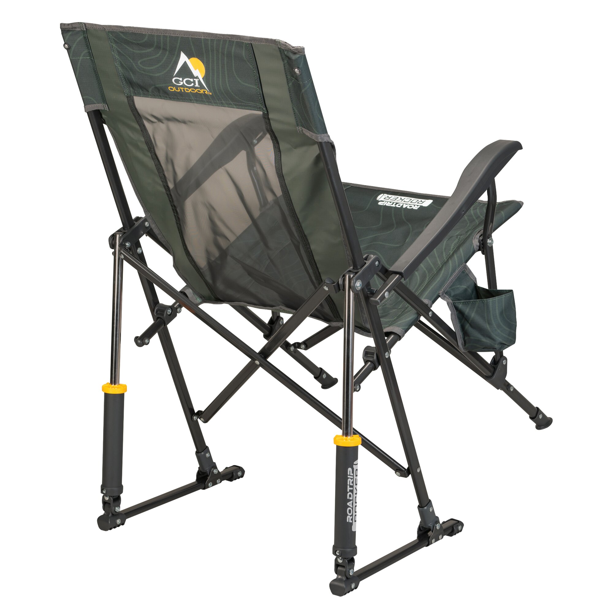 GCI Outdoor Fotel bujany RoadTrip Rocker™ ciemnozielony