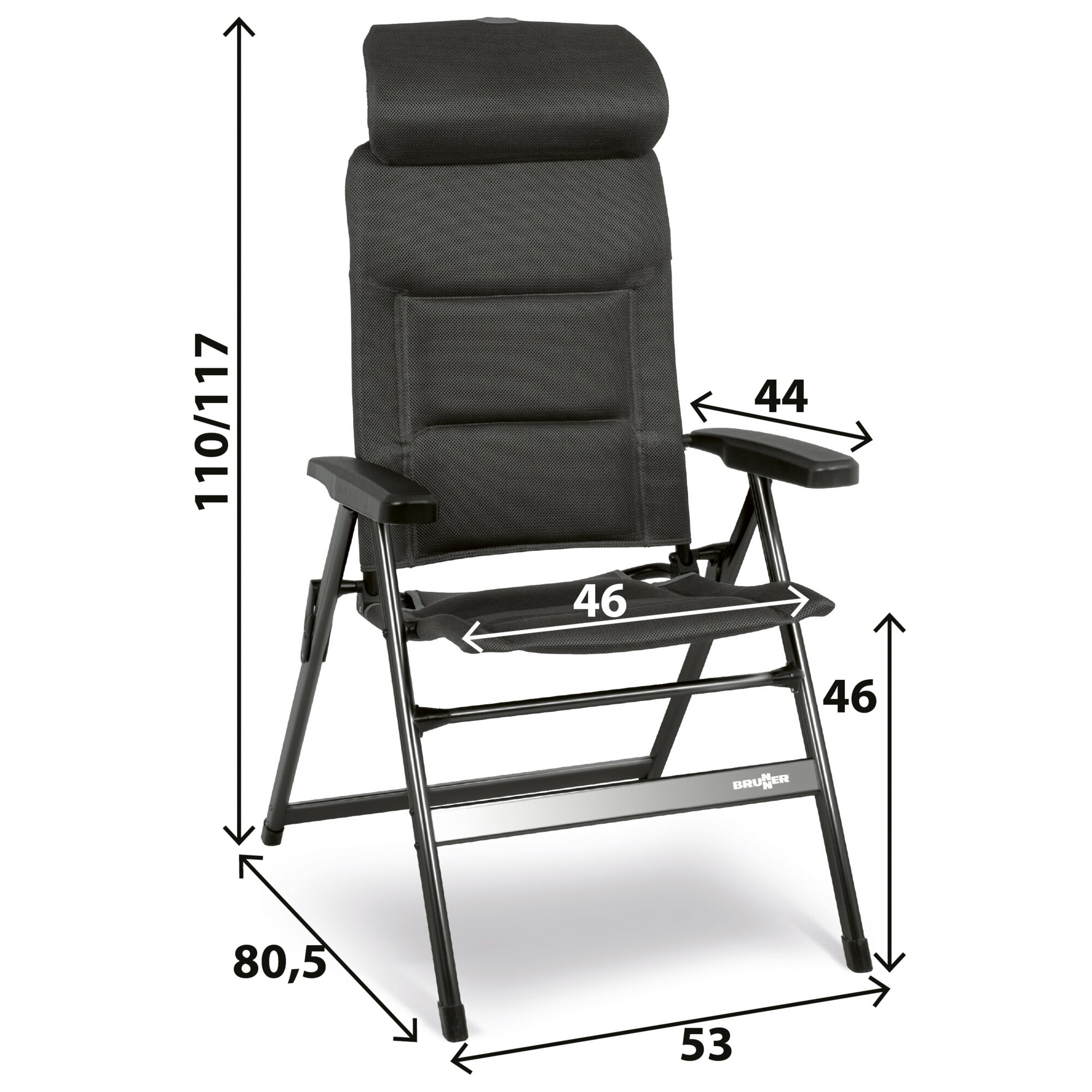 Brunner Krzesło kempingowe Aravel H2L S