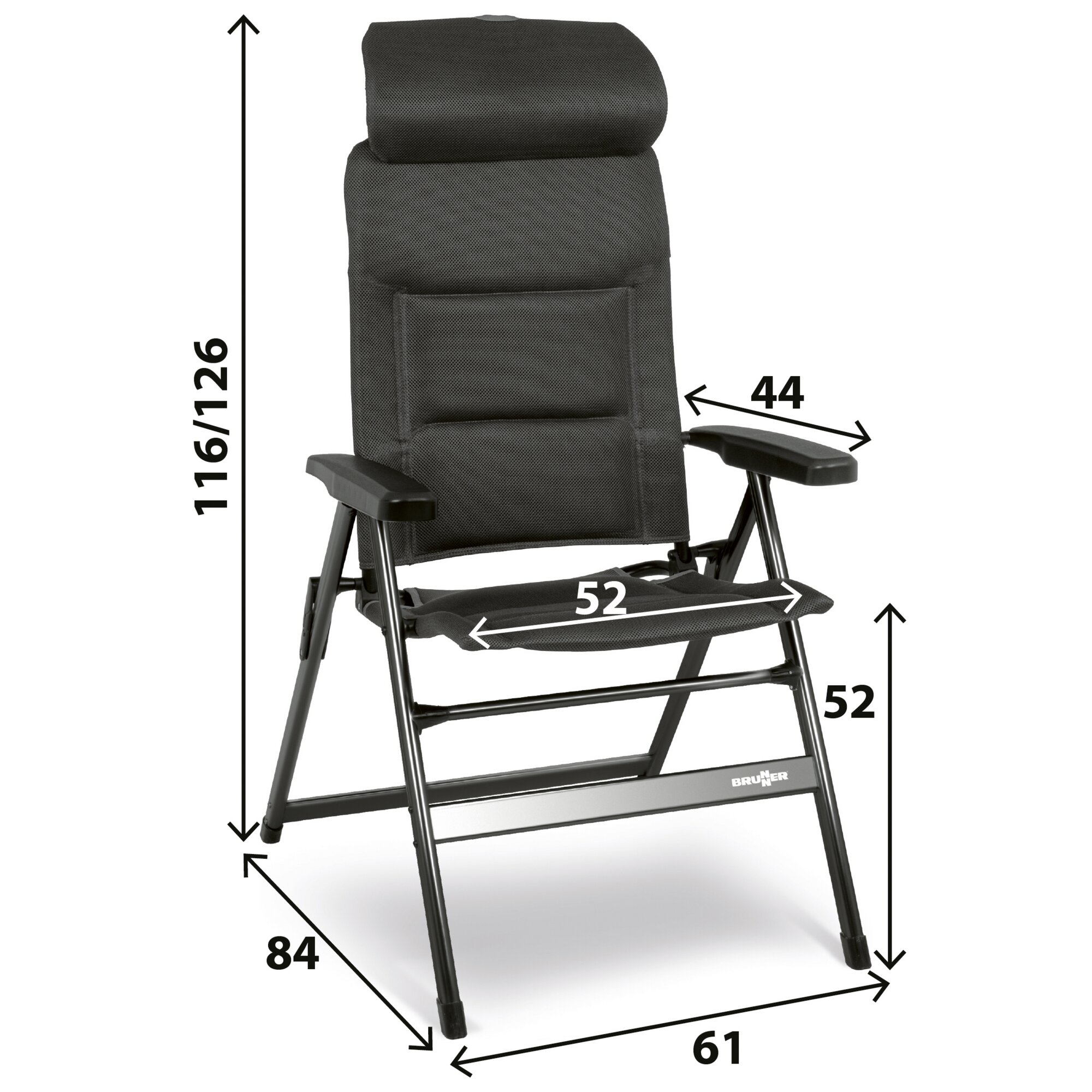 Brunner Krzesło kempingowe Aravel H2L L