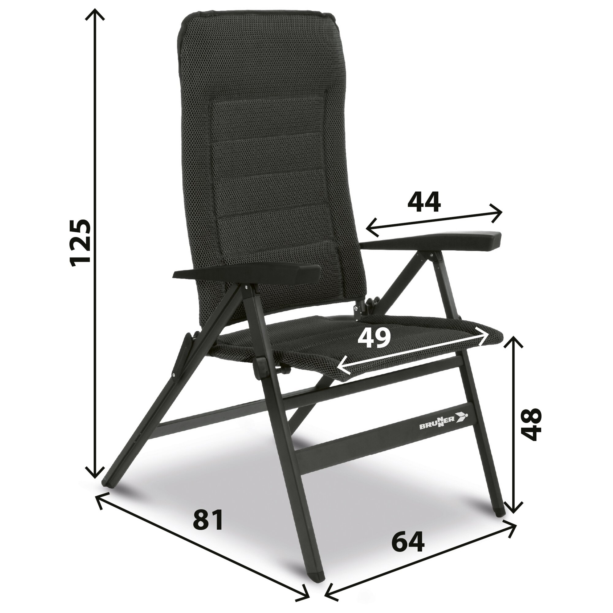 Brunner Krzesło kempingowe Travelounger M