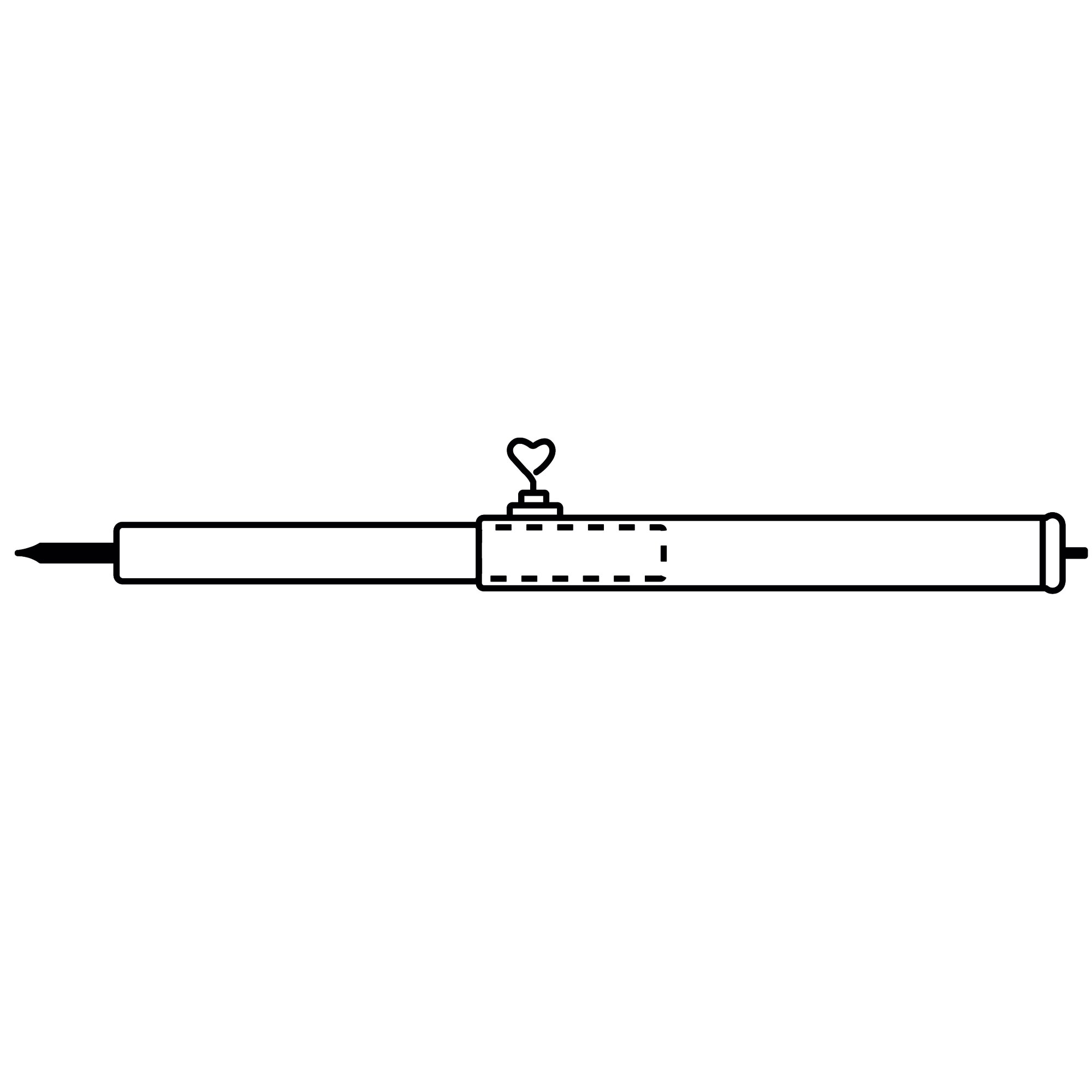 Piper Stalowy słupek pochylający, zmienny, 250 cm, 22 mm
