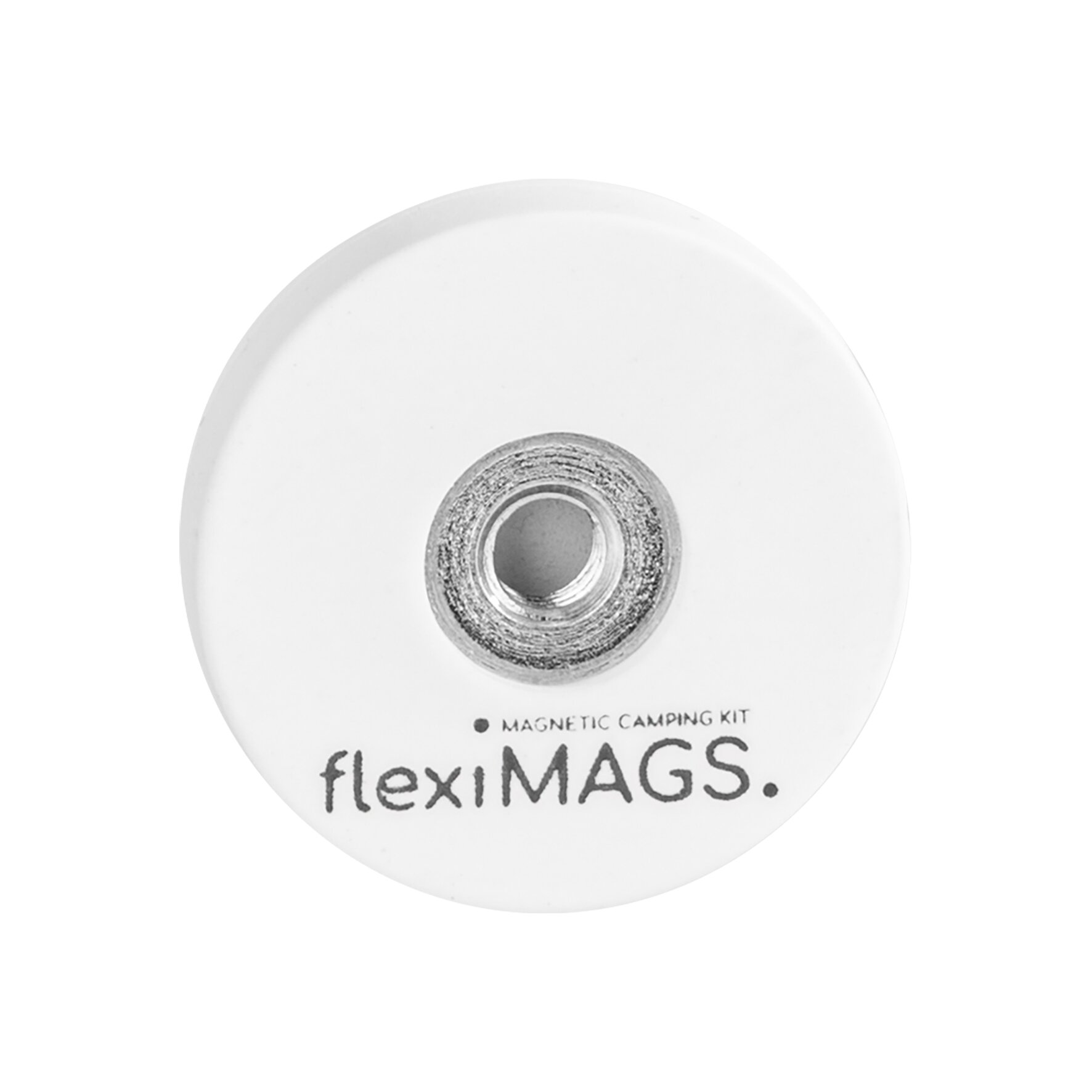 flexiMAGS Okrągły magnes flexiMAGS, biały, 22 mm
