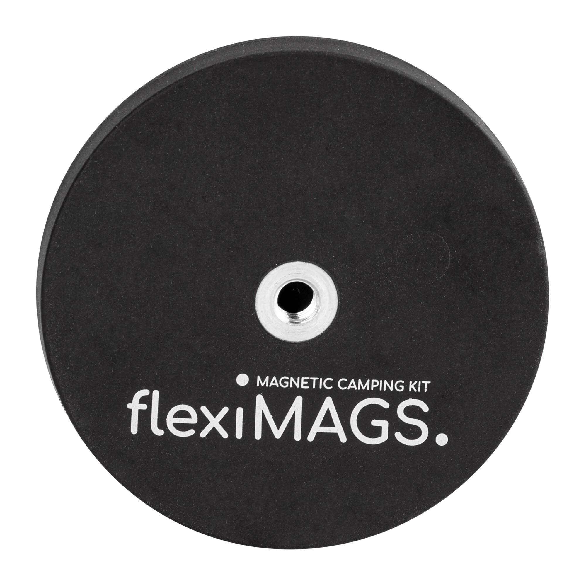 flexiMAGS Okrągły magnes flexiMAGS, czarny, 57 mm