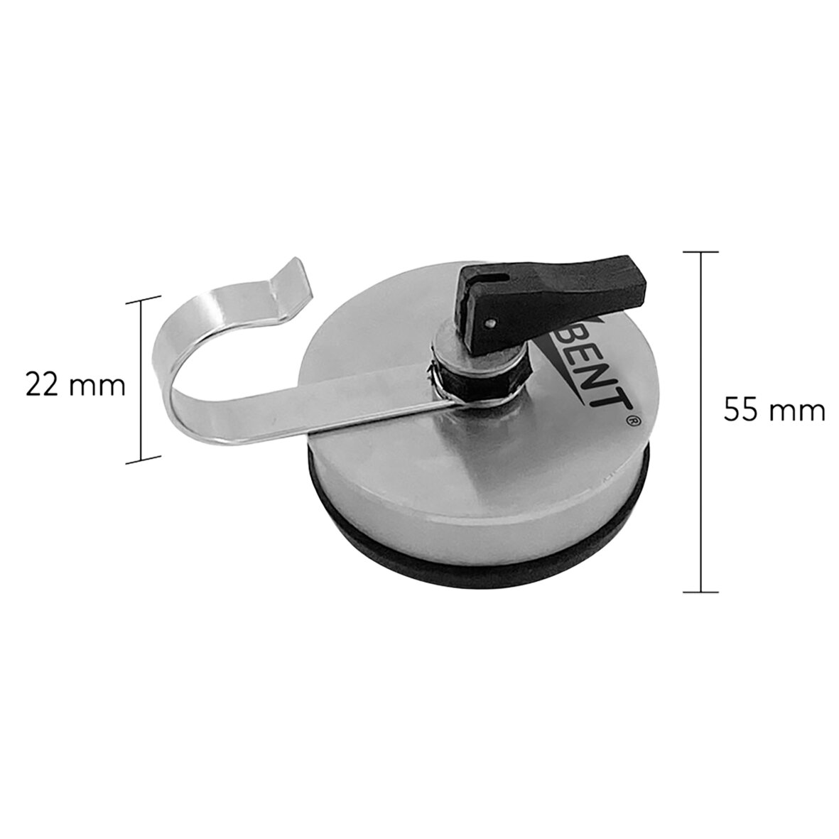 BENT Przyssawka zaciskowa BENT® do mocowania drążka napinającego