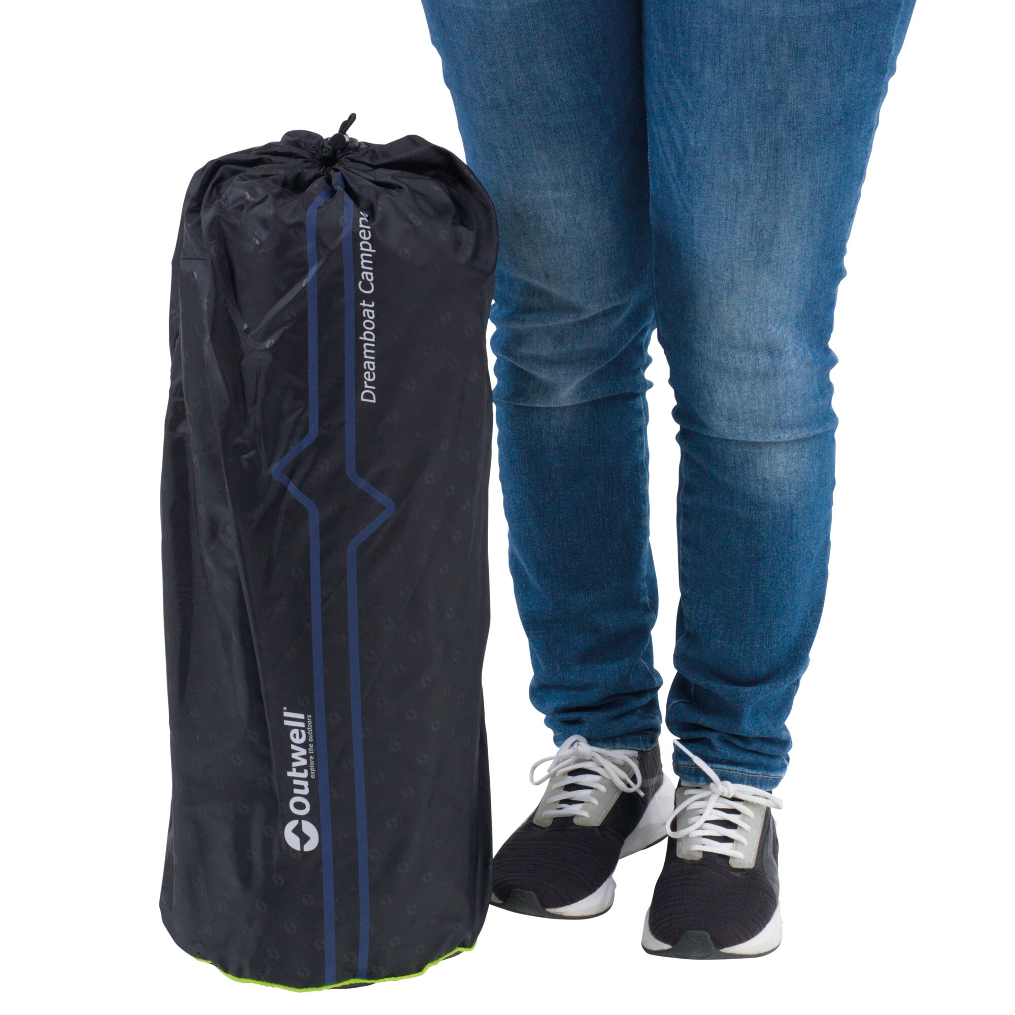 Outwell Samopompująca mata do spania Dreamboat do samochodów kempingowych i kempingowych, 114 cm