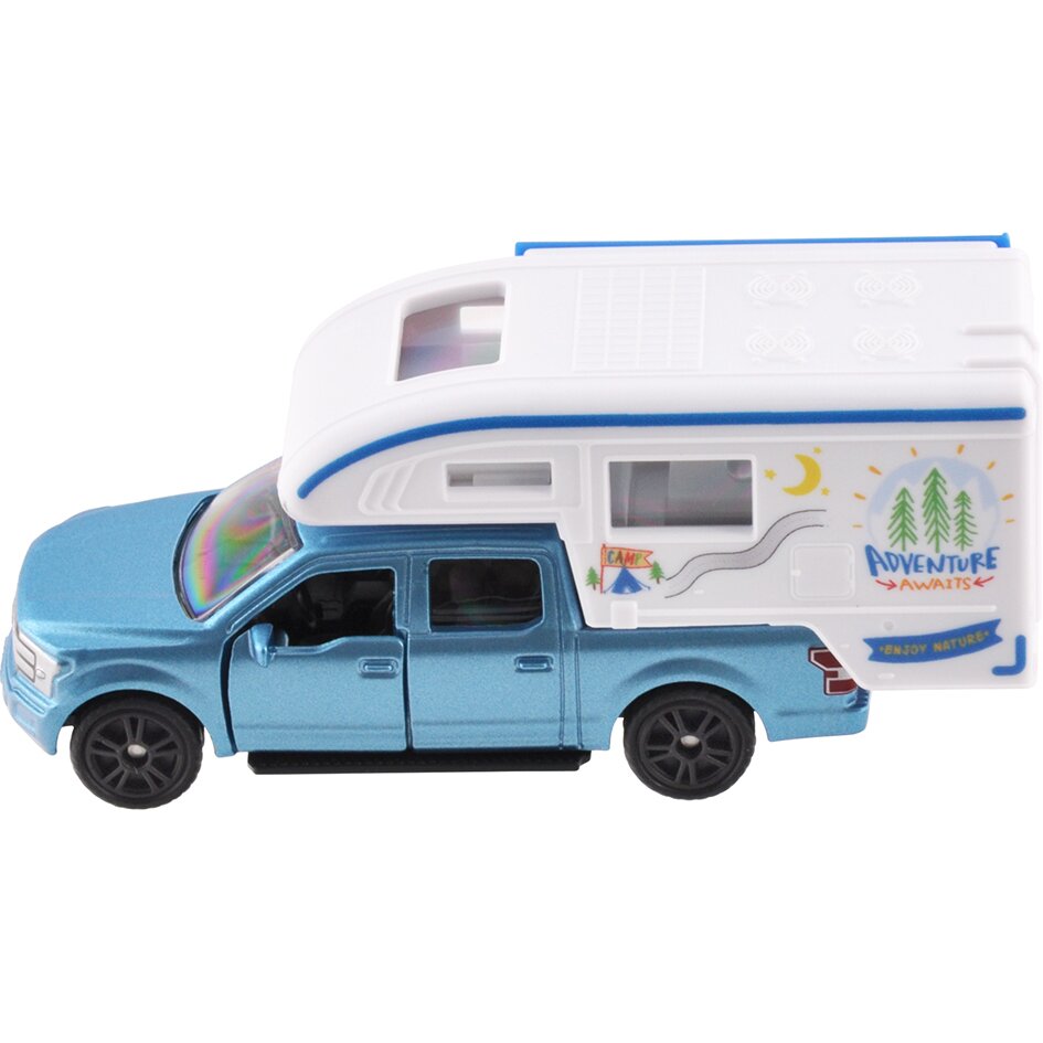 SIKU Model pojazdu Ford F150 Pick-Up Camper