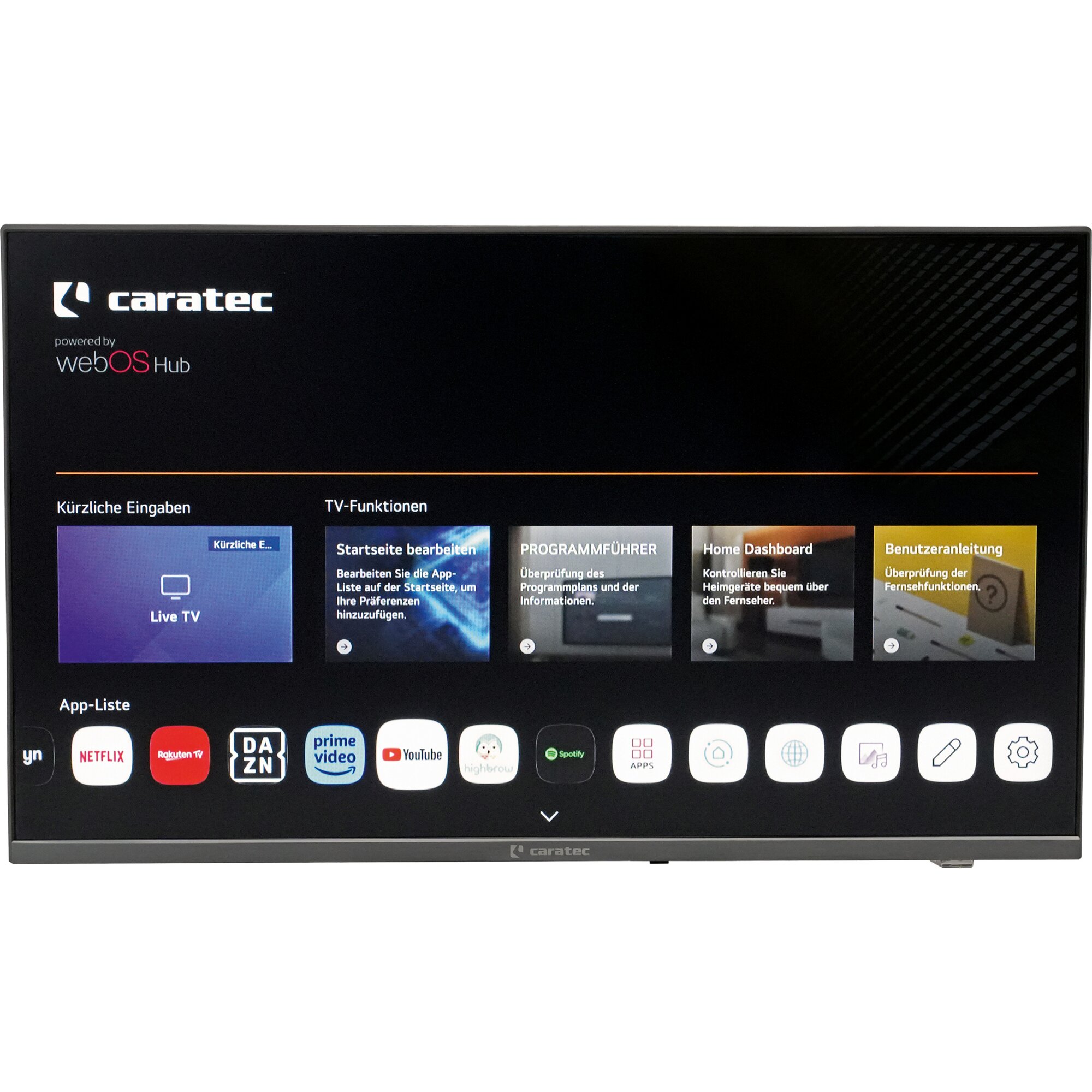 Caratec Telewizor z płaskim ekranem TFT-LED z systemem operacyjnym webOS Caratec Vision Smart-TV, 21,5" (55 cm)