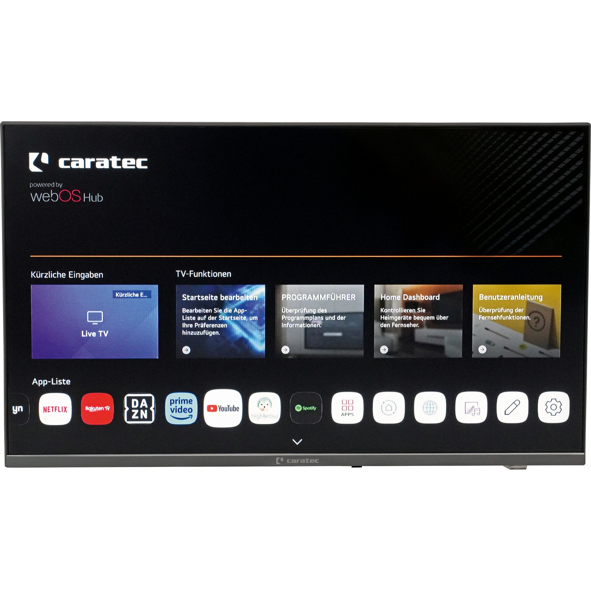 Caratec Telewizor z płaskim ekranem TFT-LED z systemem operacyjnym webOS Caratec Vision Smart-TV, 32" (80 cm)
