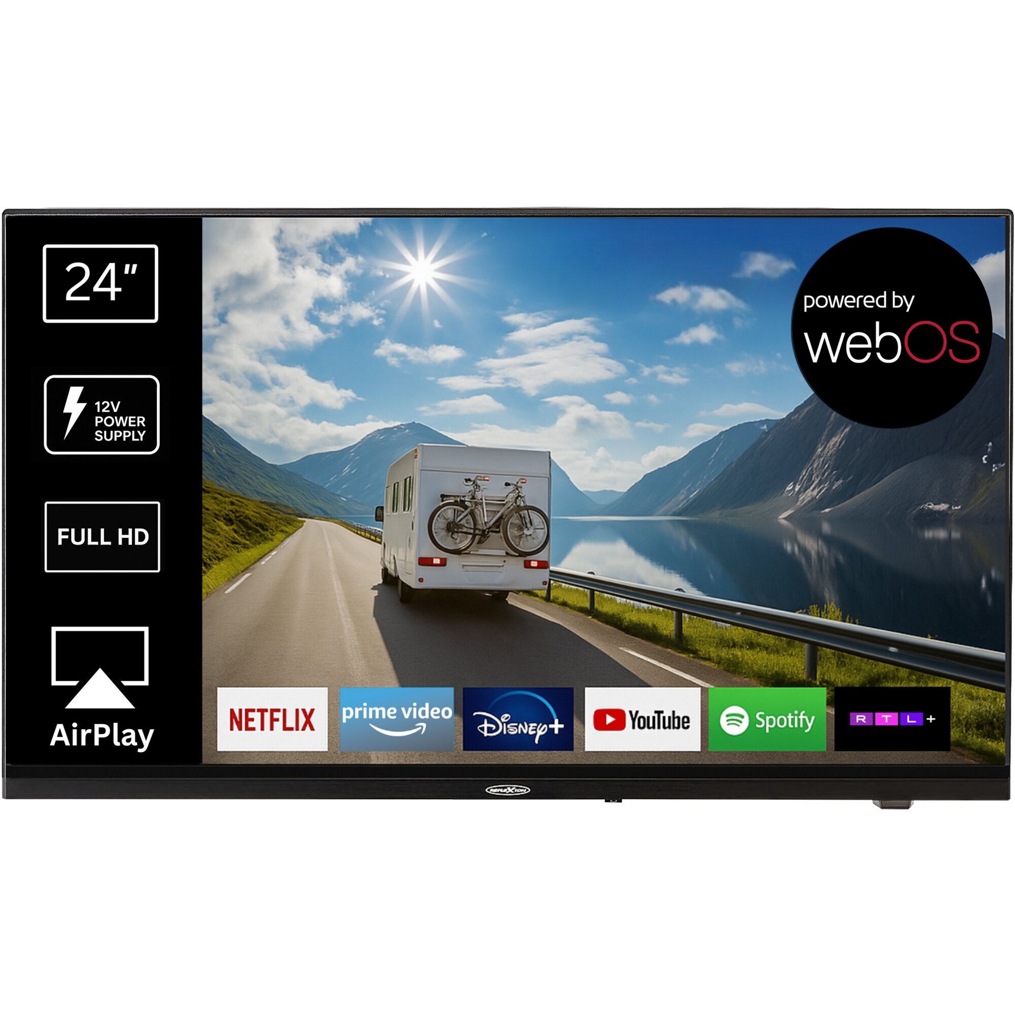 Reflexion Telewizor Reflexion LDDXiBT, czarny, 23,6" (60 cm)