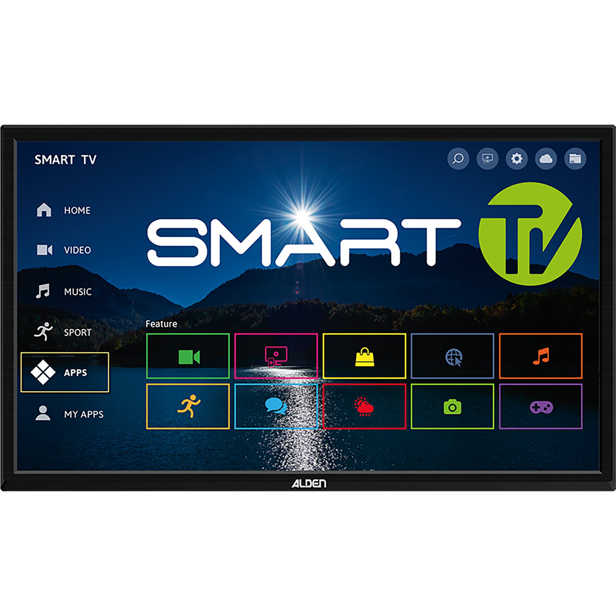 Alden System satelitarny AS2@ 80 Ultrabiały, 19" (47 cm)