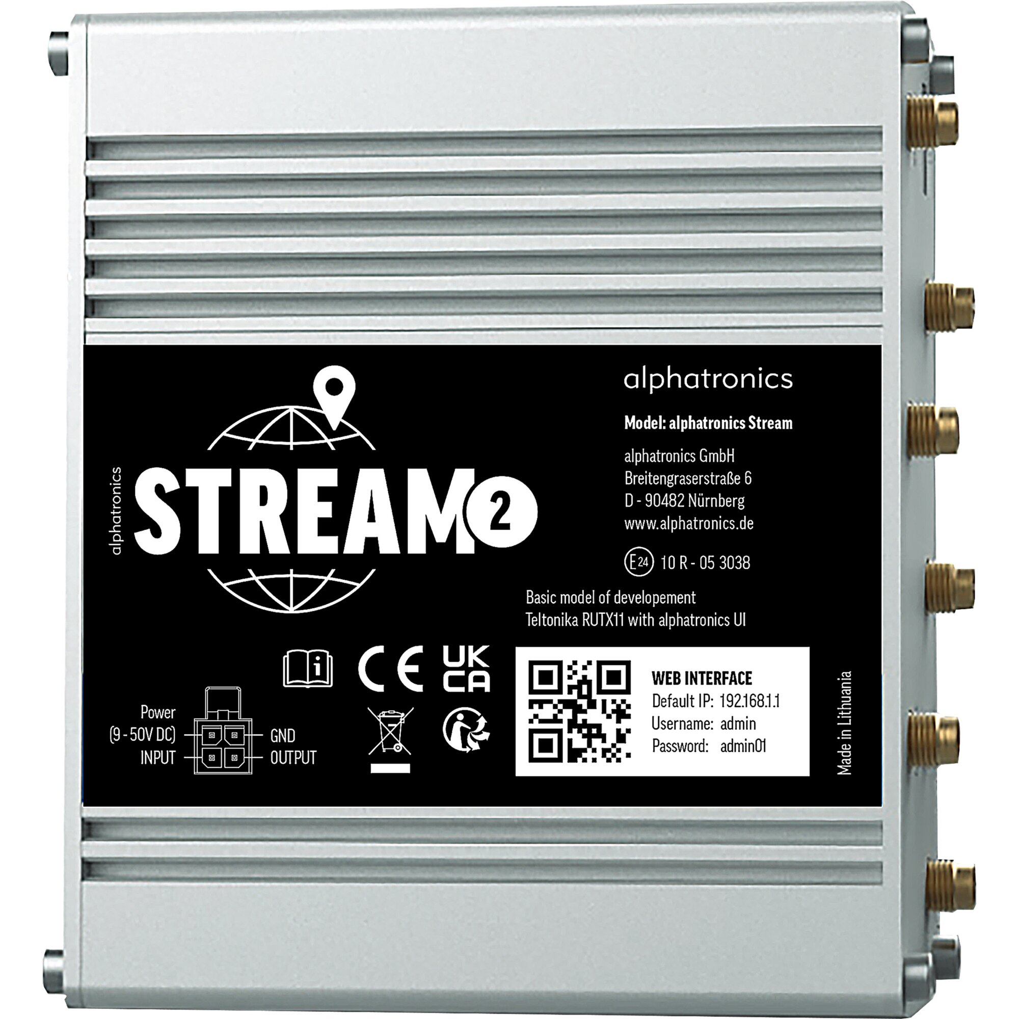 alphatronics Zestaw routera alphatronics Stream 2