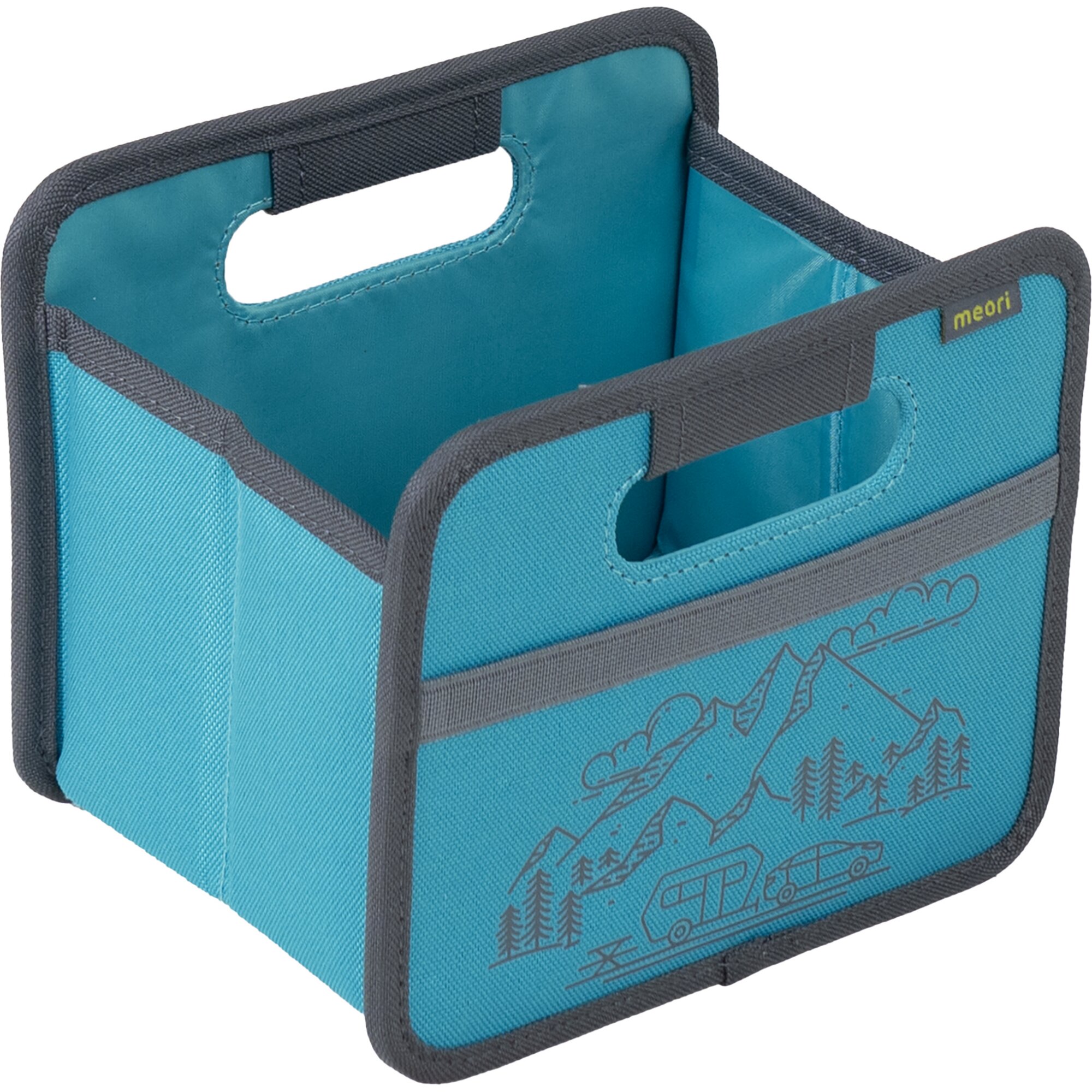 meori Folding Box meori Mini, Azure Blue / Caravan