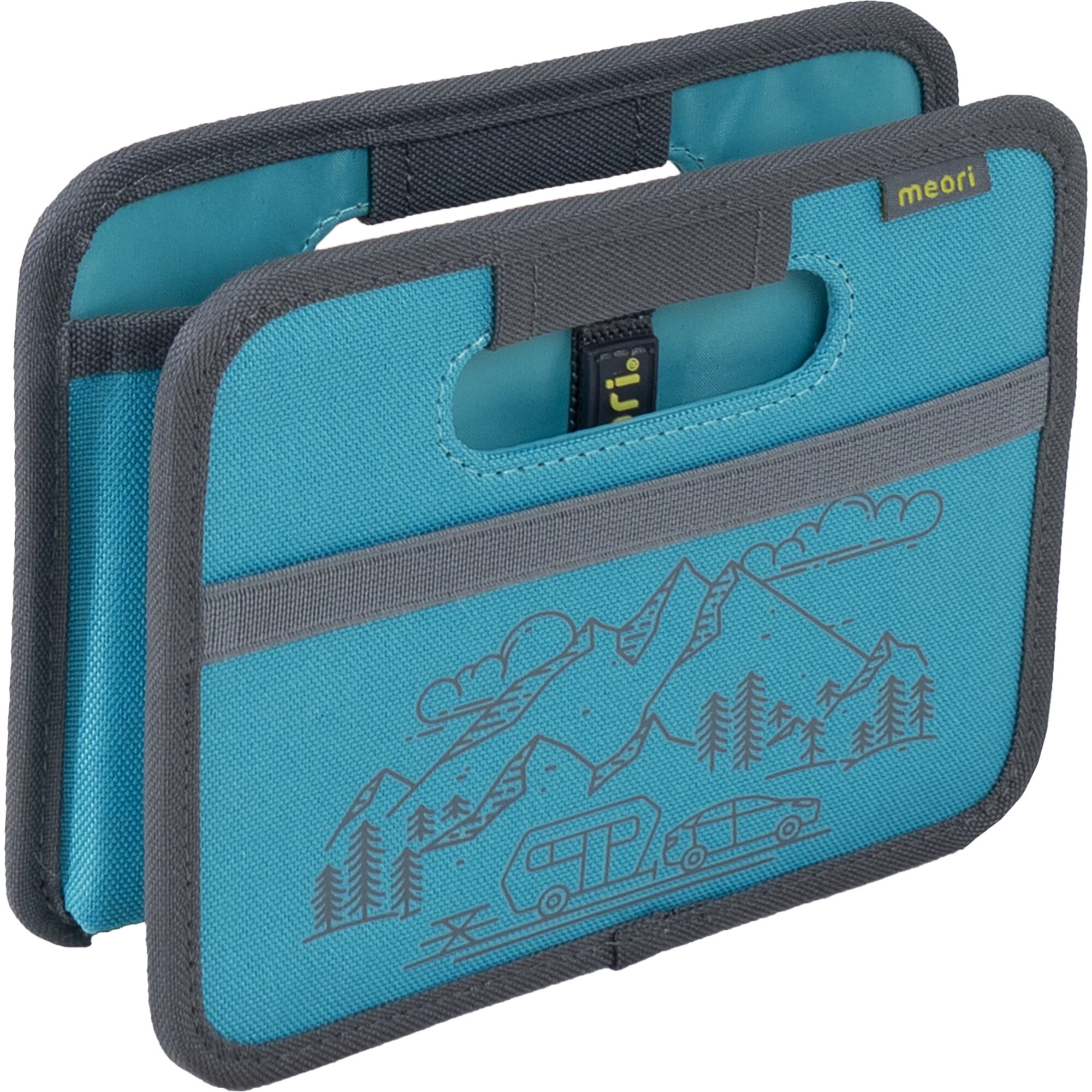 meori Folding Box meori Mini, Azure Blue / Caravan