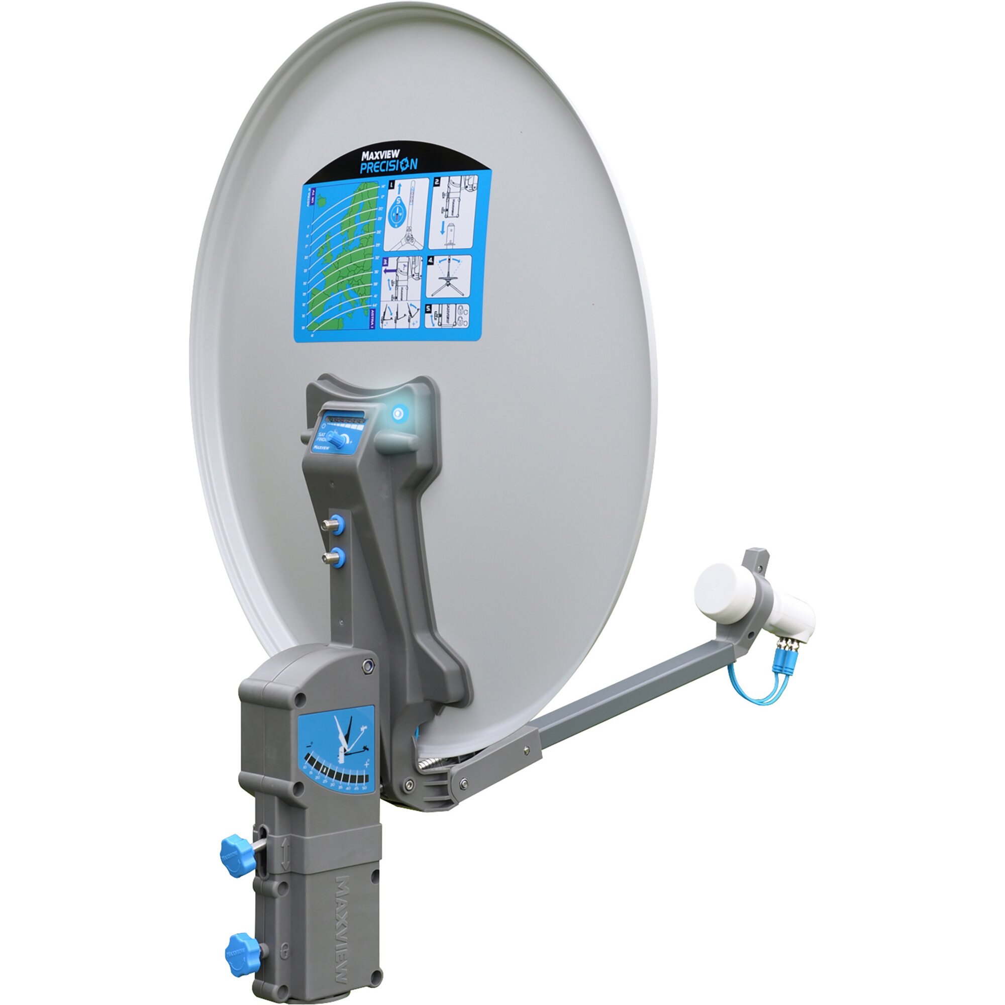 Maxview Zestaw satelitarny Precision-I.D, pojedynczy, 55 cm
