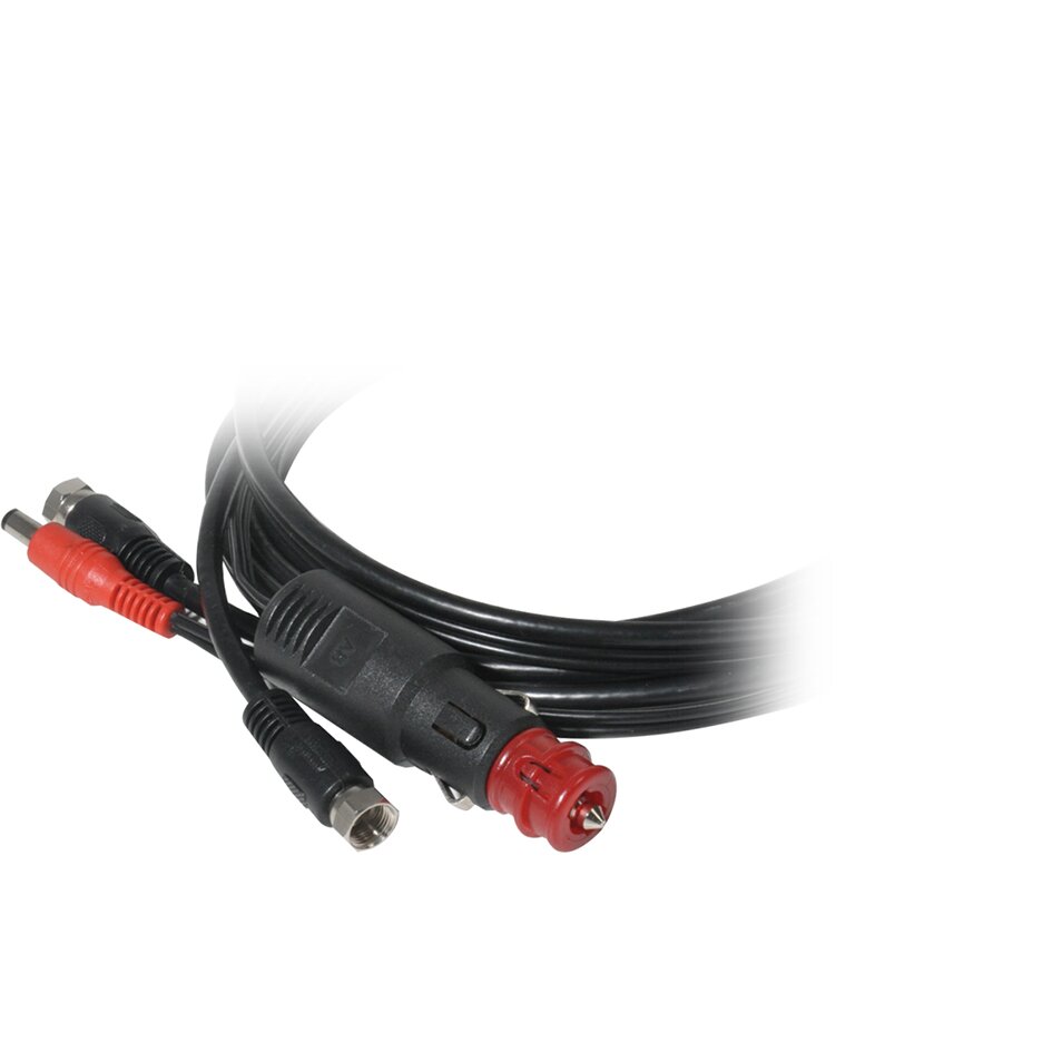 Caratec Antena kablowa Combo i 12 V, 2,50 m