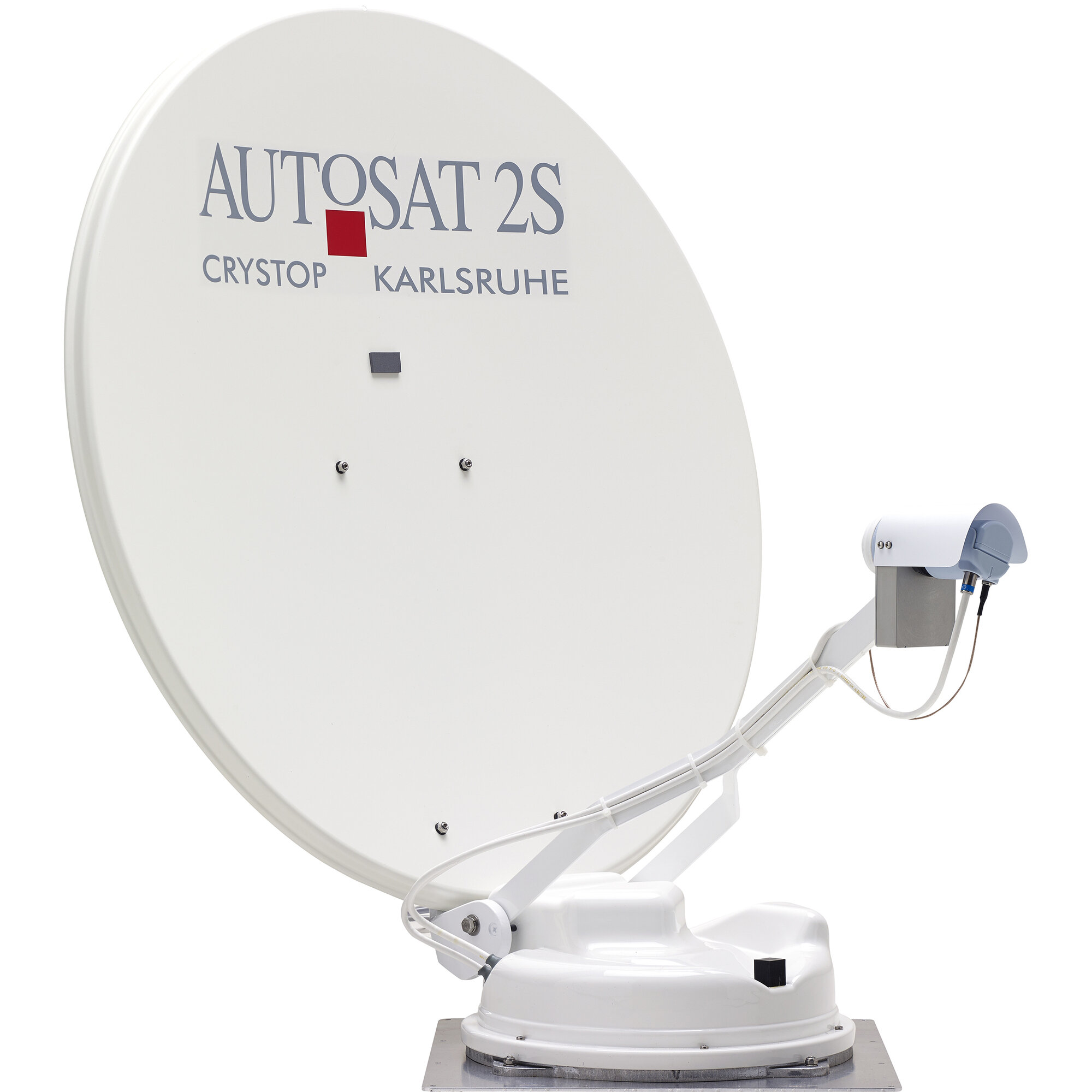 Crystop System satelitarny AutoSat 2S 85 Control, podwójny skos GPS, 85 cm