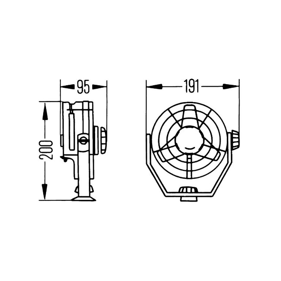 Hella Wentylator turbo, 12 V