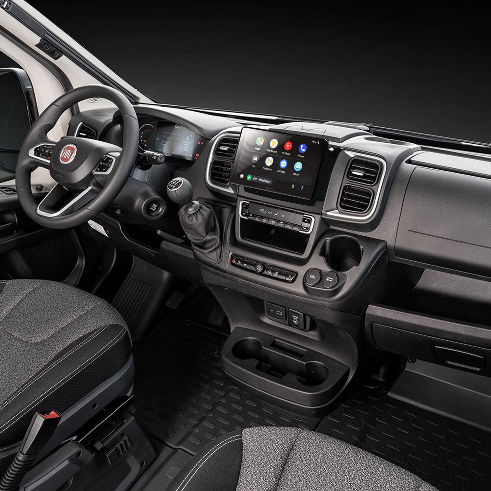 Pioneer Moniceiver z aplikacją nawigacyjną Pioneer SPH-EVO98 DAB-C-D8 dla Fiata Ducato Rok produkcji 2021/09