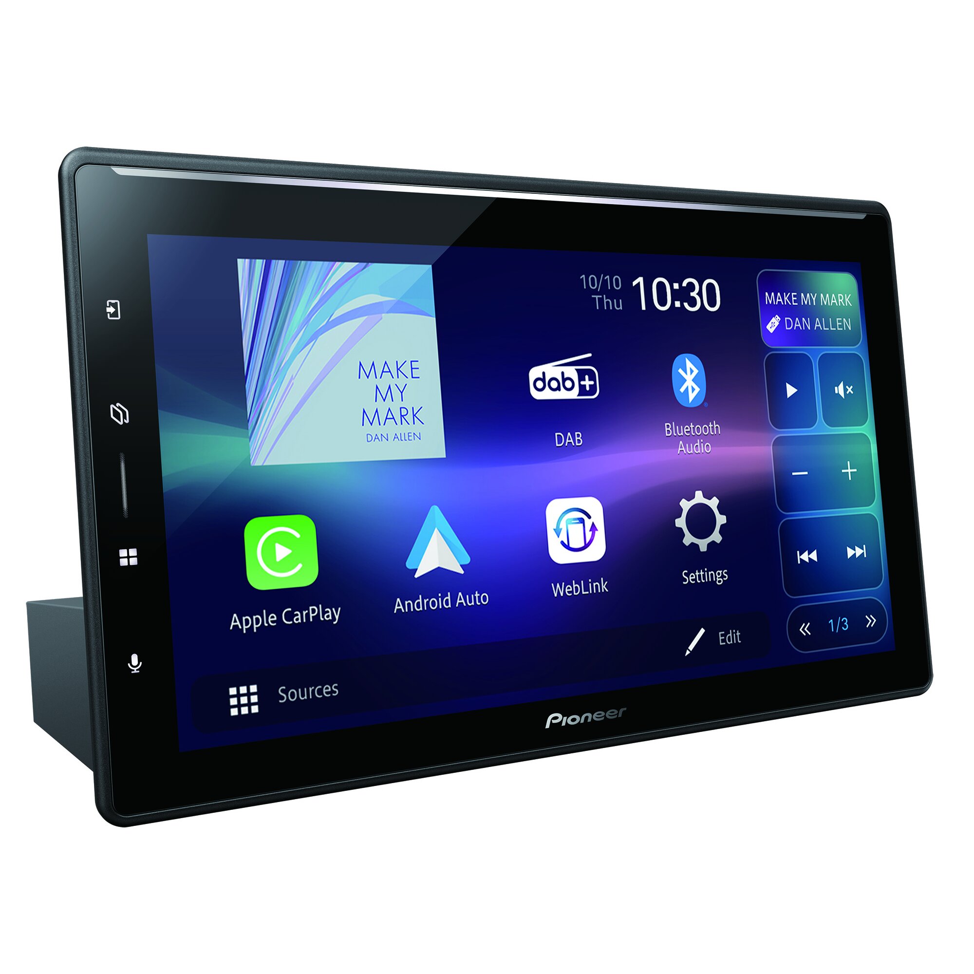 Pioneer Moniceiver z aplikacją nawigacyjną Pioneer SPH-EVO107DAB-CVAG