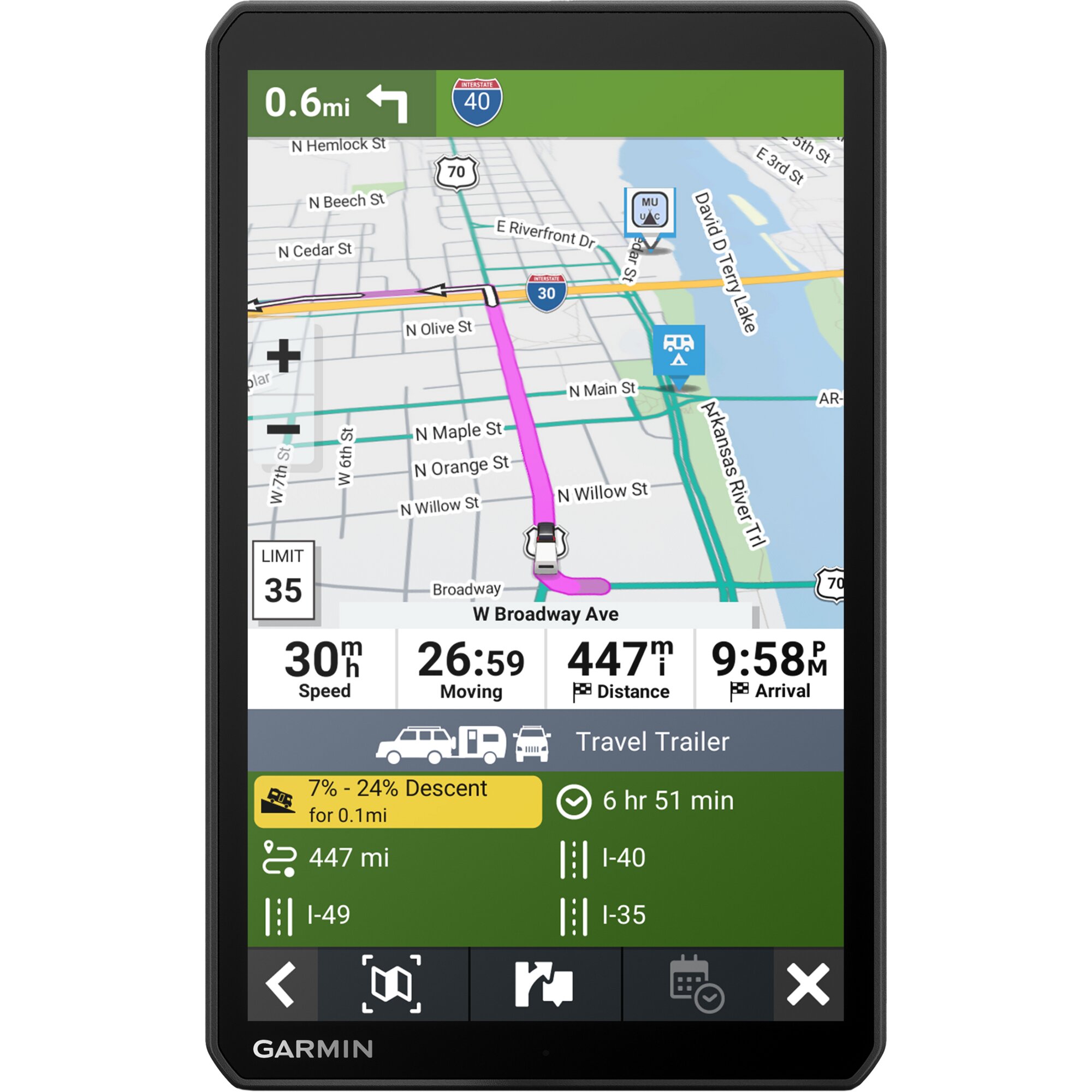 Garmin System nawigacji Garmin Camper 1095 MT-D EU