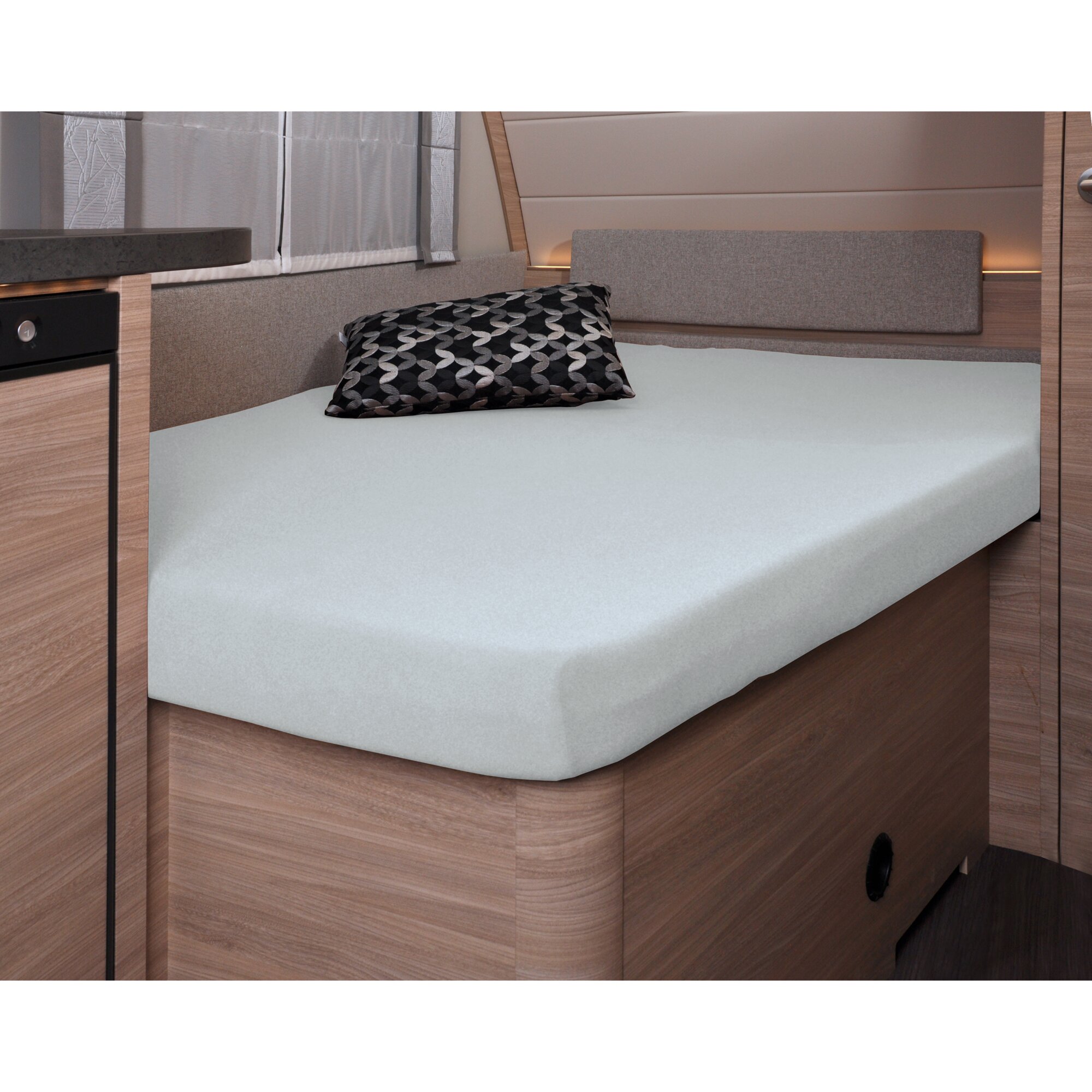  Pokrowiec ochronny Molleton Stretch na łóżko francuskie w kamperze